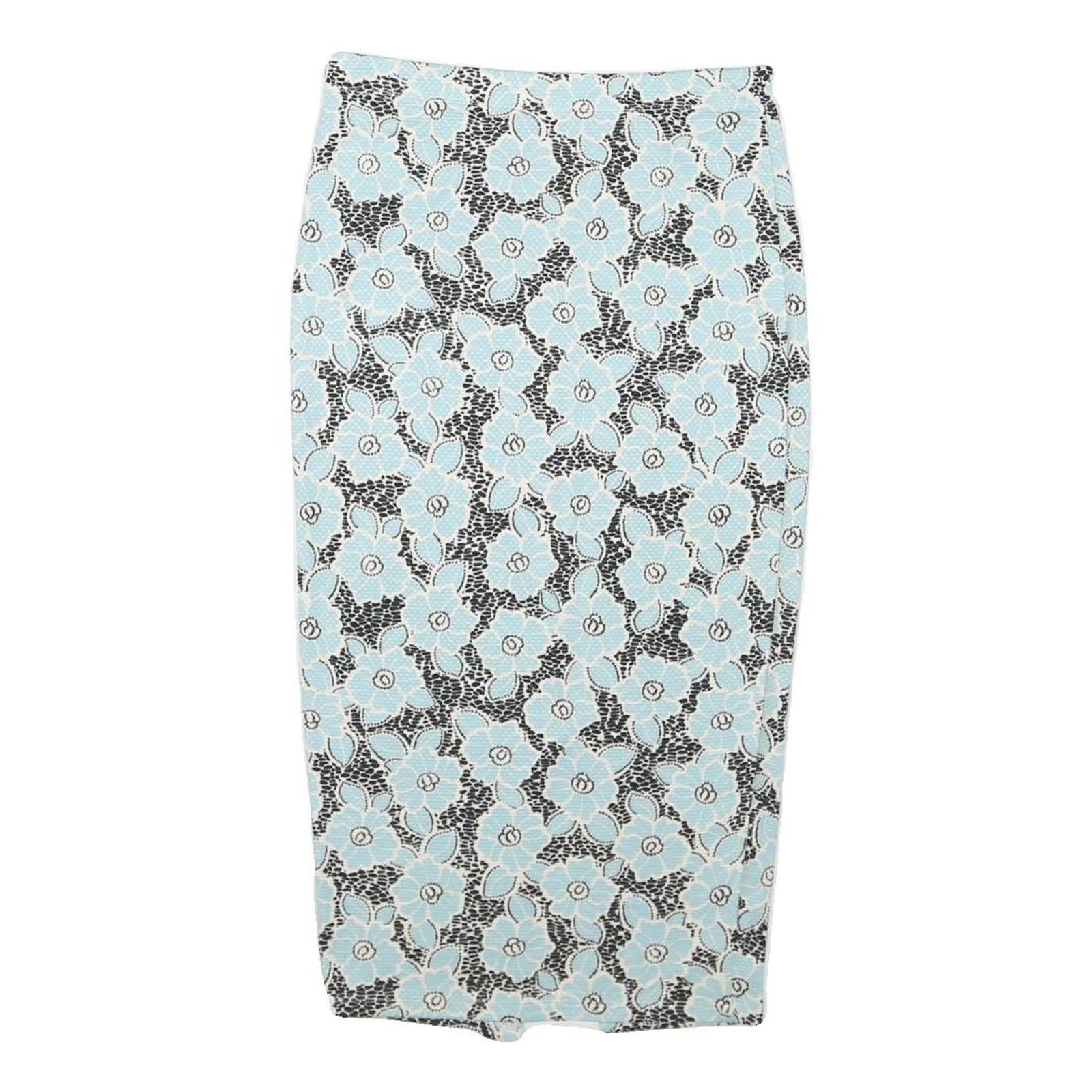Buy G21 Womens Blue & Black Floral Pencil Knee Length Cotton Blend Skirt M Refurbished - $19.49 G21 Womens Blue & Black Floral Pencil Knee Length Cotton Blend Skirt M Refurbished - N/A refurbished available on Cerqular