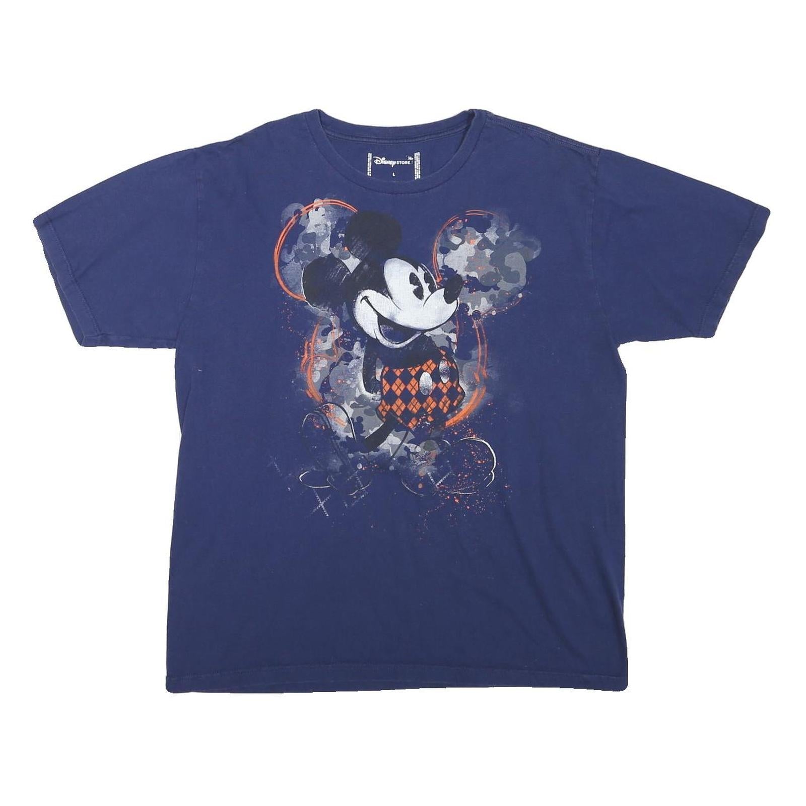 Buy DISNEY Mens Blue Mickey Mouse Graphic T-Shirt L Short Sleeve Crew Neck Retro Refurbished - $19.49 DISNEY Mens Blue Mickey Mouse Graphic T-Shirt L Short Sleeve Crew Neck Retro Refurbished - N/A refurbished available on Cerqular