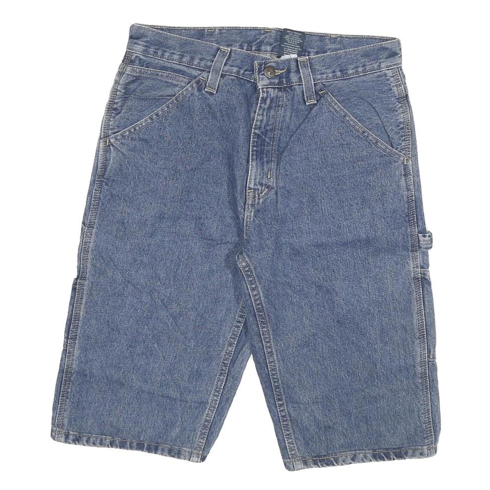 FADED GLORY Mens Denim Blue Casual Shorts L W30 Cotton Blend Classic Fit Refurbished - N/A refurbished available on Cerqular