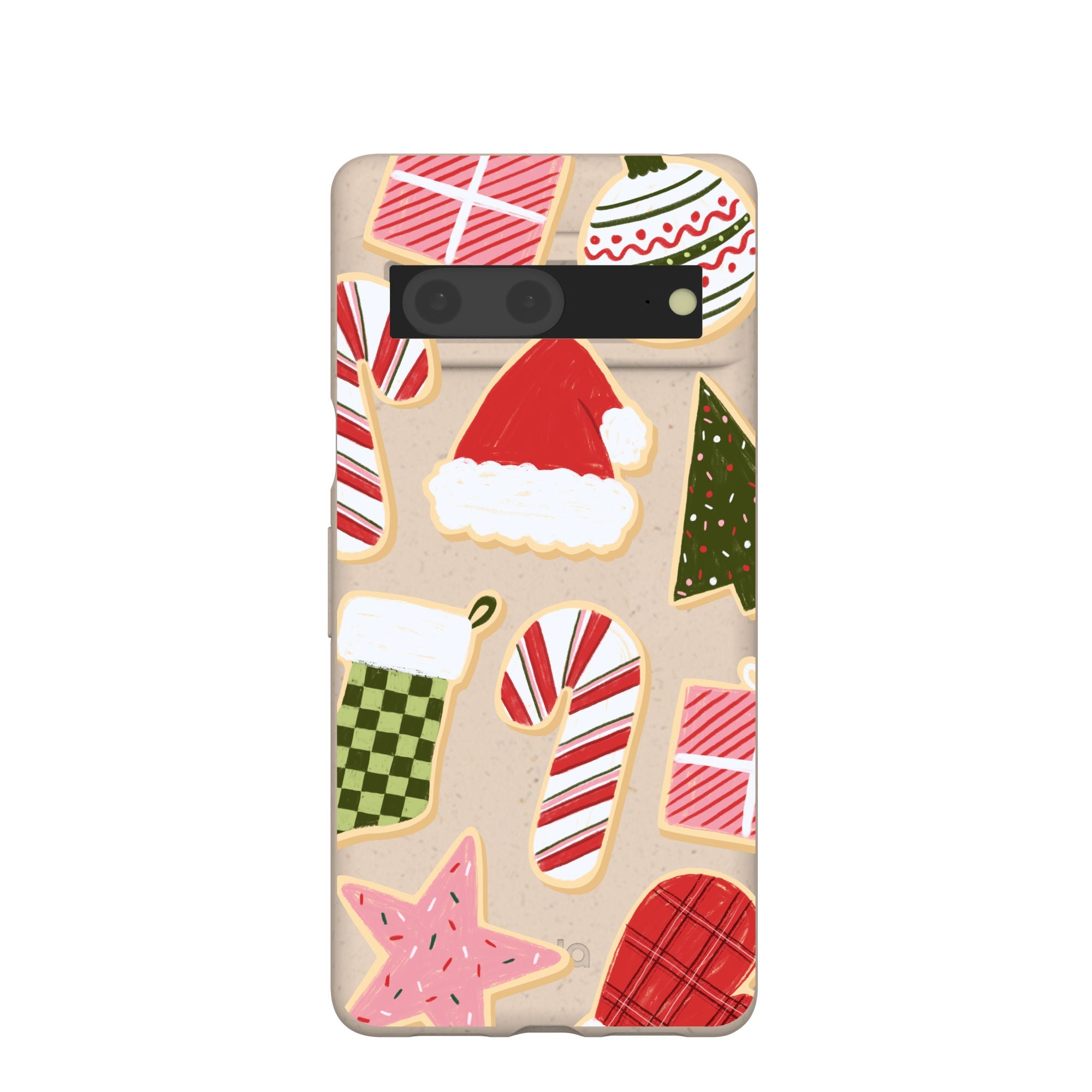 Seashell Festive Cookies Google Pixel 7 Case Refurbished - Pela Case refurbished available on Cerqular