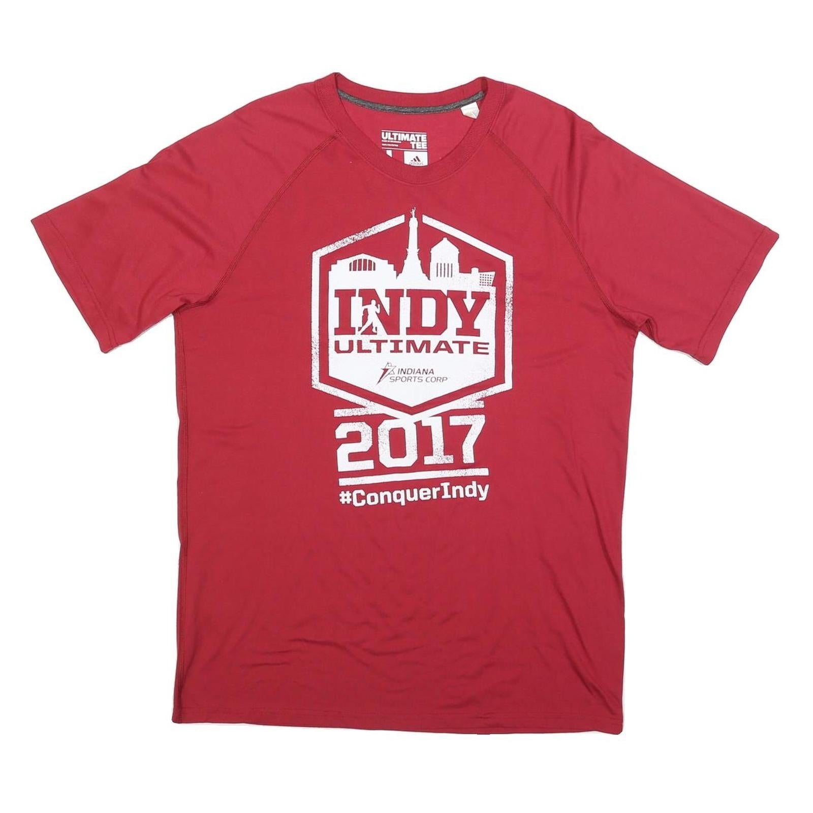 Buy ADIDAS Mens Red Indy Ultimate 2017 Graphic T-Shirt L Crew Neck Short Sleeve Refurbished - $16.89 ADIDAS Mens Red Indy Ultimate 2017 Graphic T-Shirt L Crew Neck Short Sleeve Refurbished - N/A refurbished available on Cerqular