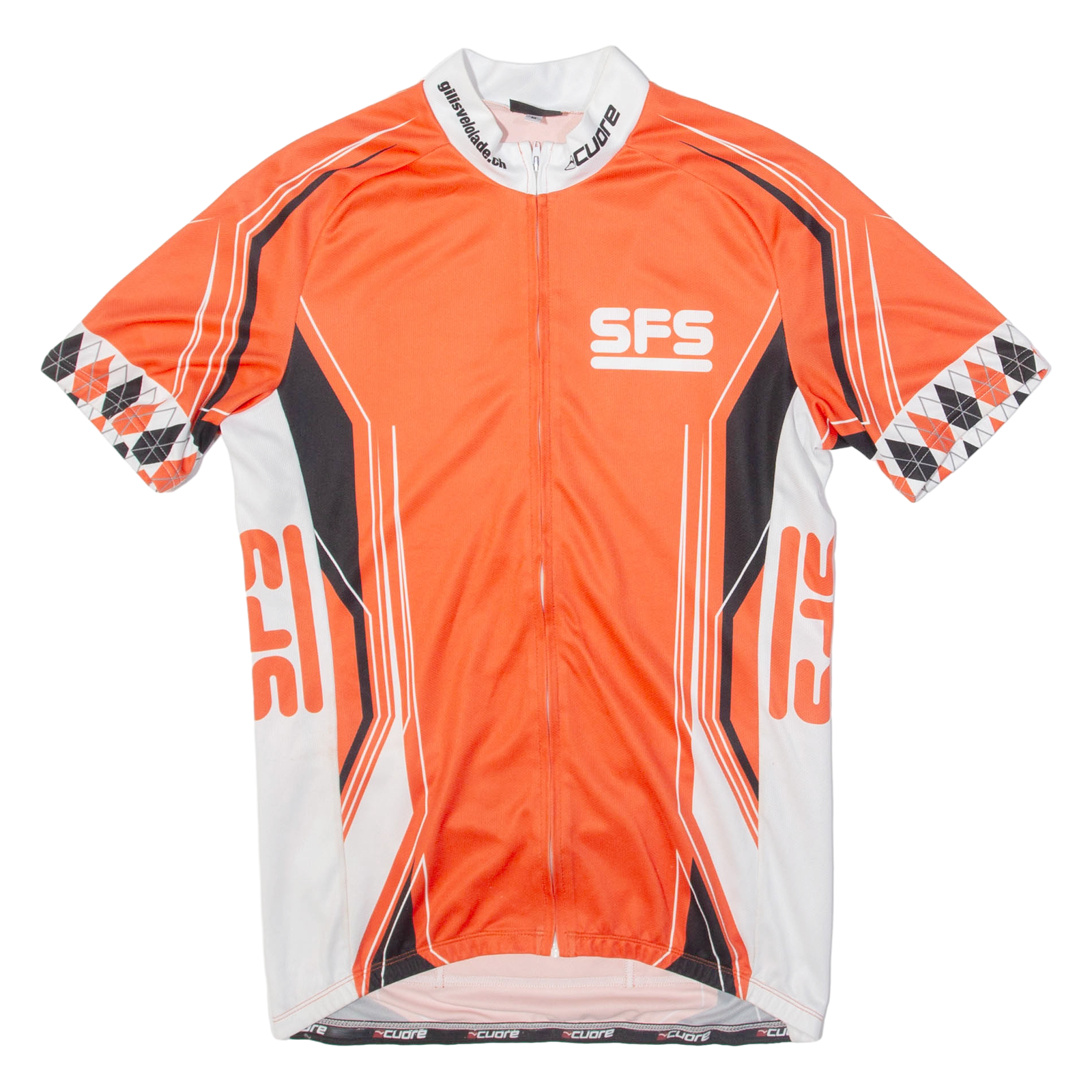 SFS Full Zip Cycling Mens Jersey Orange M Refurbished - N/A refurbished available on Cerqular