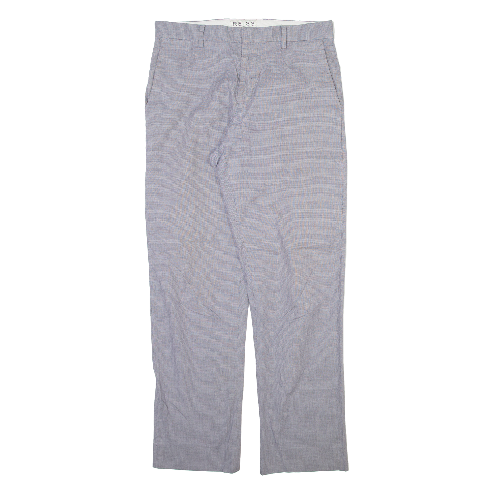 REISS Mens Trousers Grey Regular Straight W30 L30 Refurbished - N/A refurbished available on Cerqular