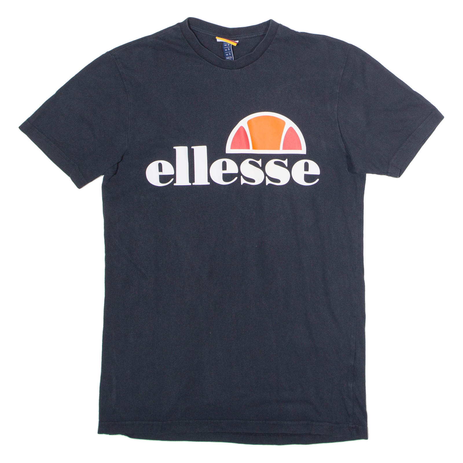 ELLESSE Mens T-Shirt Black Crew Neck S Refurbished - N/A refurbished available on Cerqular