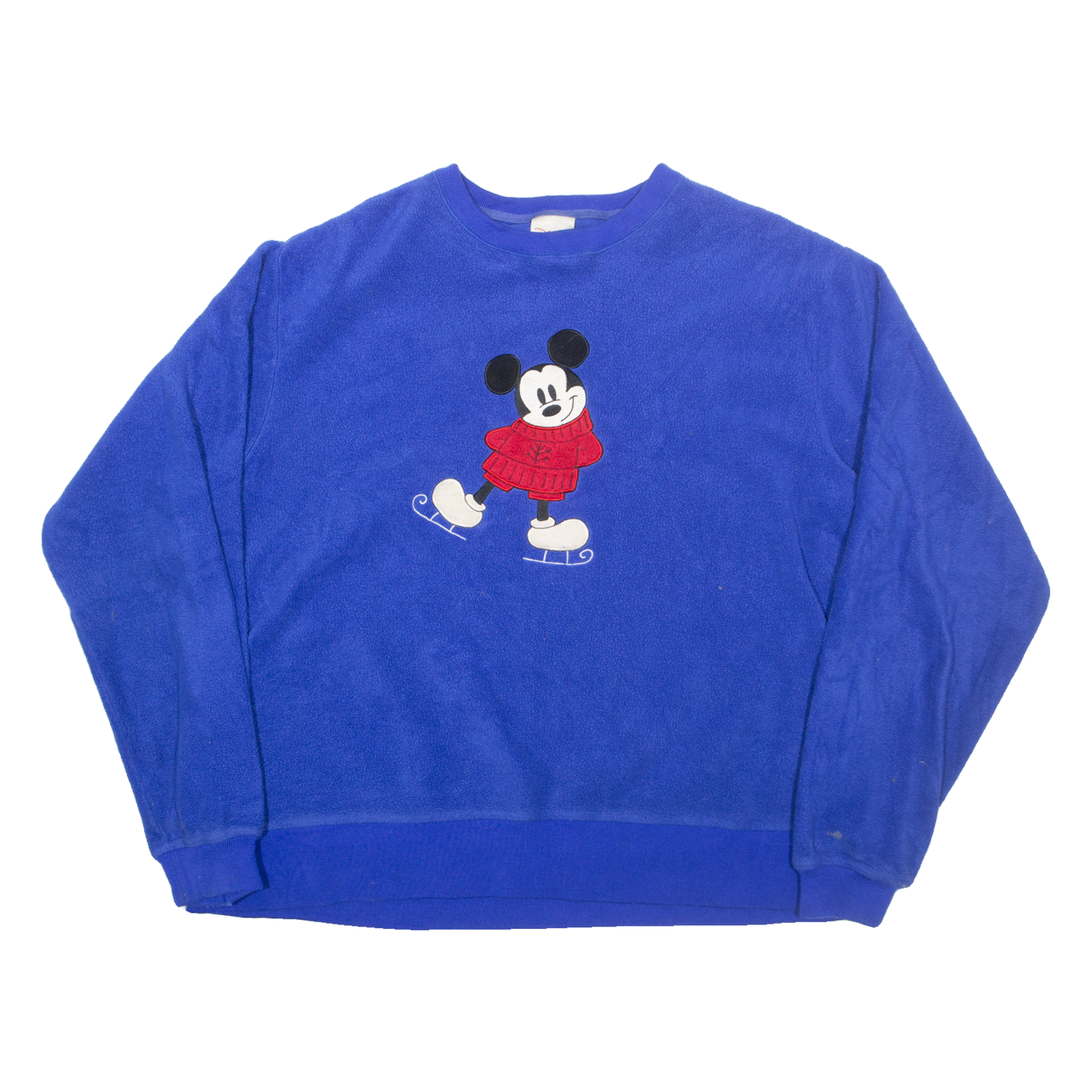 DISNEY Mickey Mouse Fleece Womens Sweatshirt Blue M Refurbished - N/A refurbished available on Cerqular