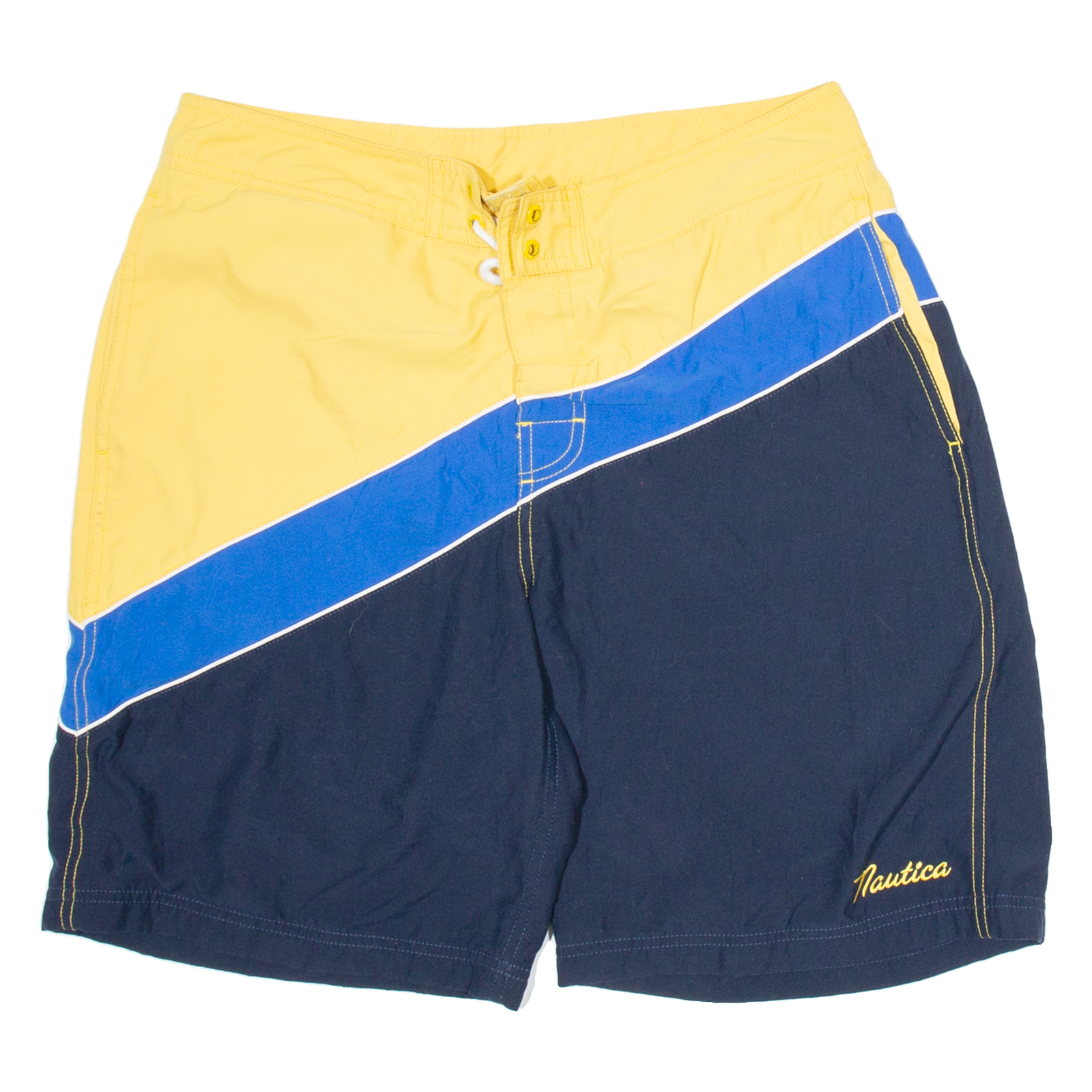 NAUTICA Mens Swimming Shorts Blue M W32 Refurbished - N/A refurbished available on Cerqular