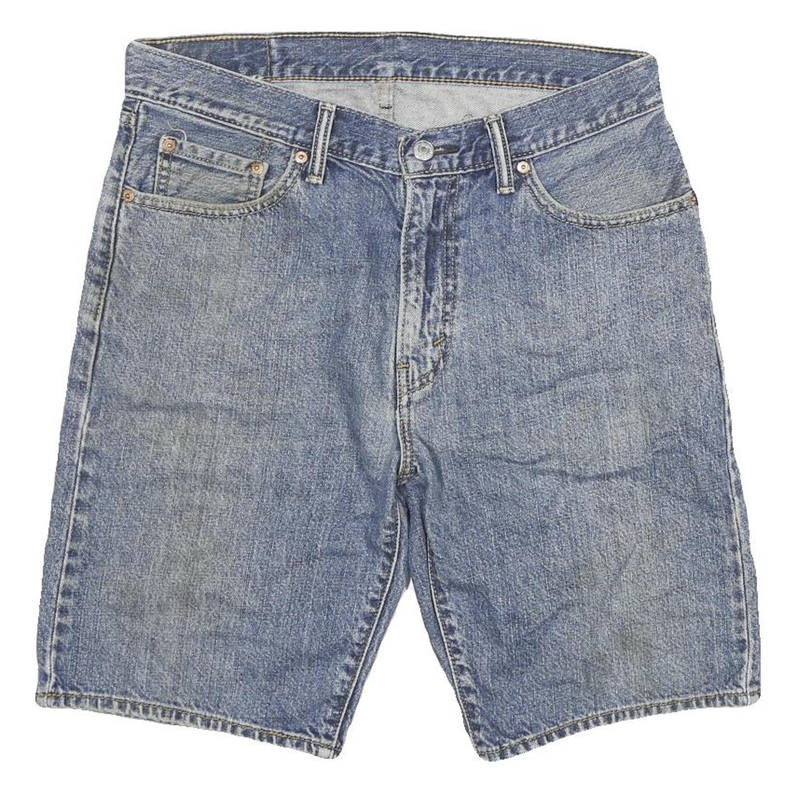 LEVI'S Mens Denim Blue Shorts XL W33 Classic Cotton Blend 505 Straight Fit Refurbished - N/A refurbished available on Cerqular