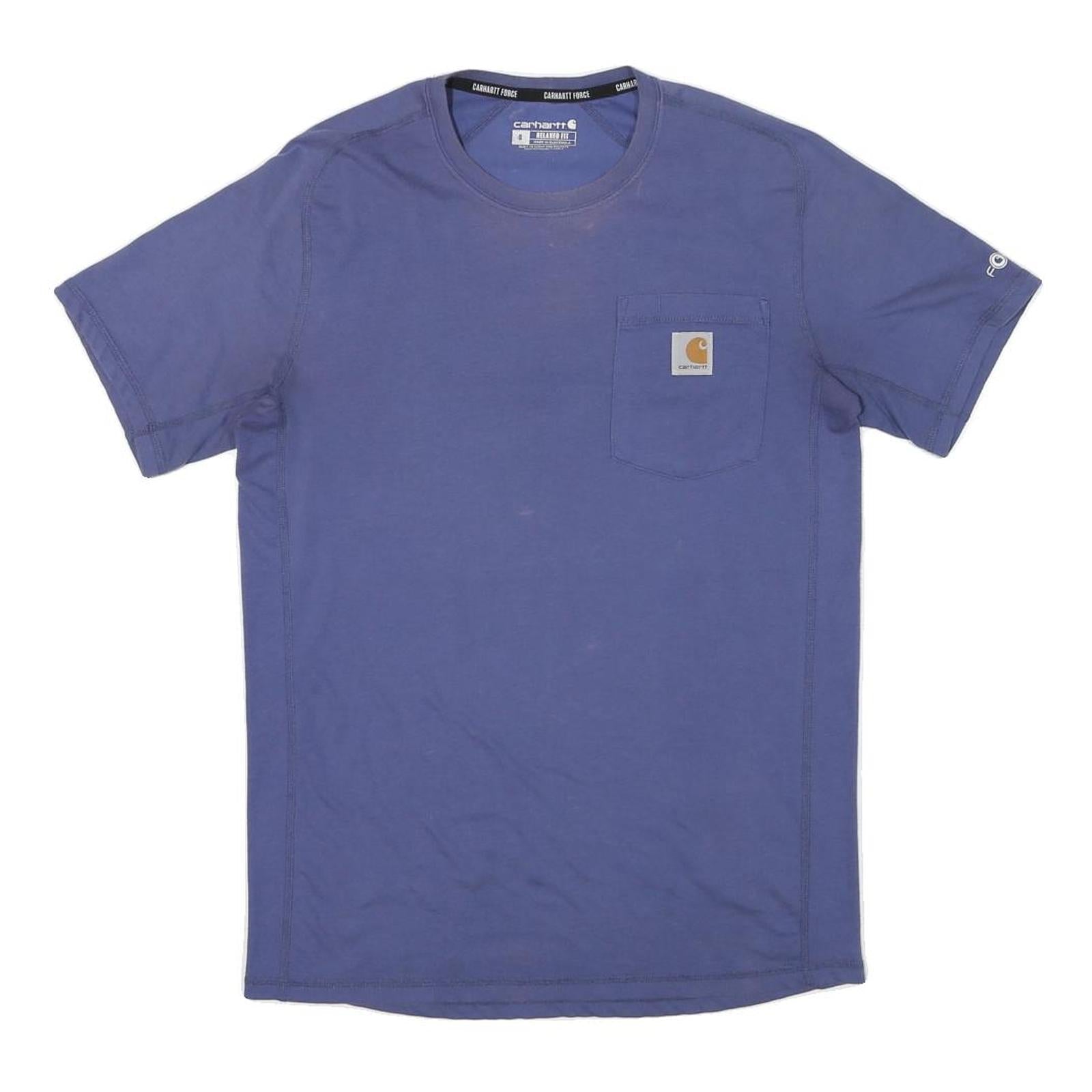 Buy CARHARTT Mens Blue Pocket T-Shirt S Short Sleeve Crew Neck Workwear Logo Refurbished - $20.79 CARHARTT Mens Blue Pocket T-Shirt S Short Sleeve Crew Neck Workwear Logo Refurbished - N/A refurbished available on Cerqular