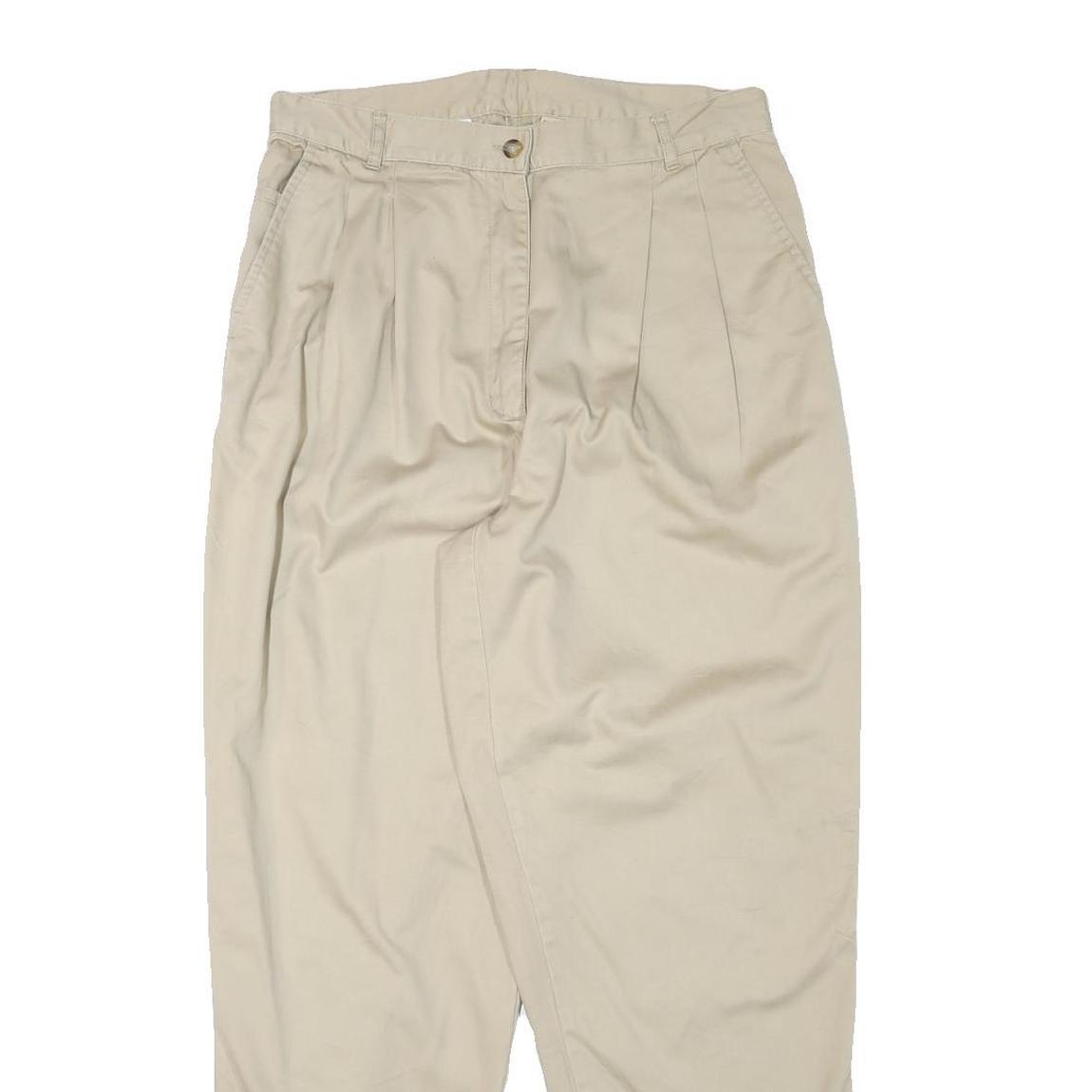 WOOLRICH Womens Cotton Blend Beige Relaxed Trousers W31 L30 Casual Comfortable Refurbished - N/A refurbished available on Cerqular