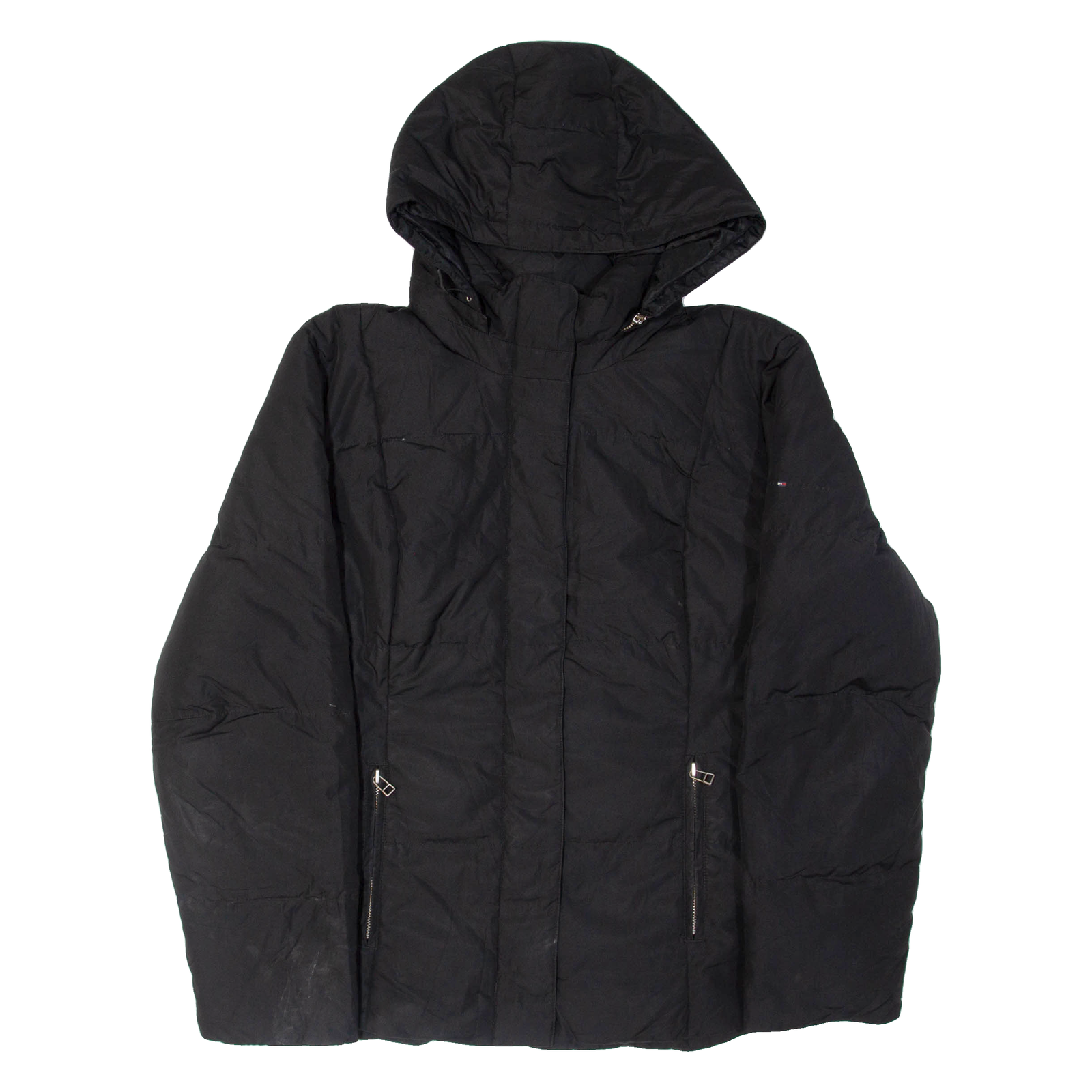 Buy TOMMY HILFIGER Down Insulated Womens Puffer Coat Black Hooded L Refurbished - $59.79 TOMMY HILFIGER Down Insulated Womens Puffer Coat Black Hooded L Refurbished - N/A refurbished available on Cerqular