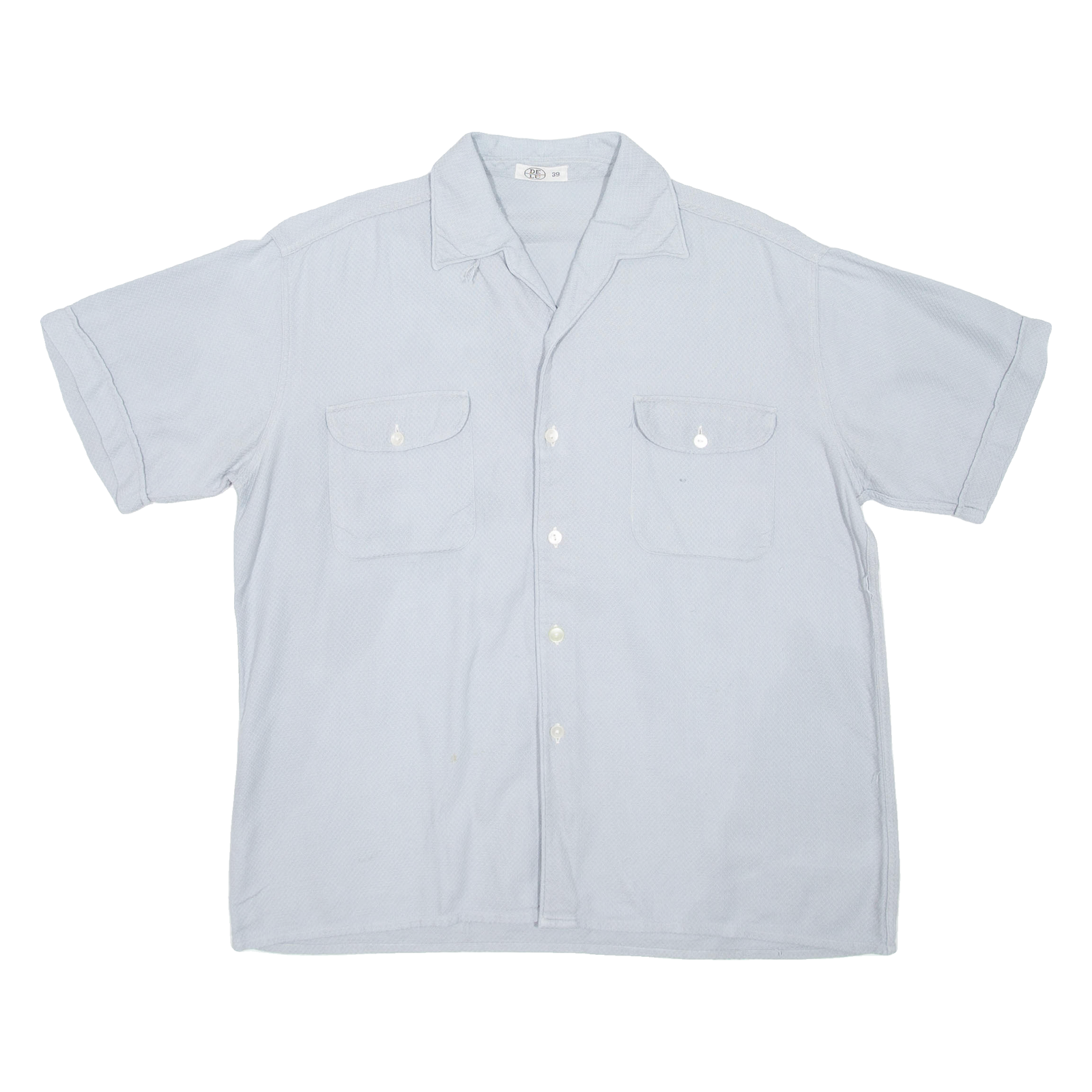 DELU Mens Plain Shirt Blue L Refurbished - N/A refurbished available on Cerqular