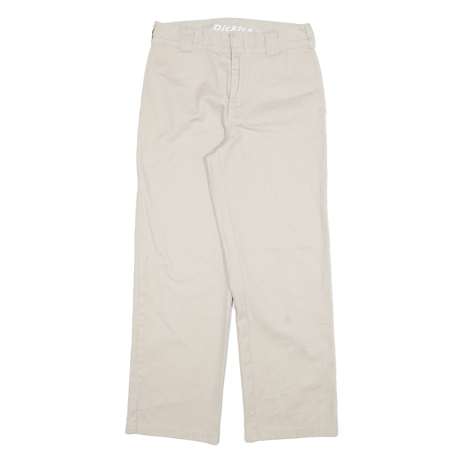 Buy DICKIES Mens Cotton Blend Beige Regular Fit Straight Leg Trousers W28 L28 Refurbished - $40.29 DICKIES Mens Cotton Blend Beige Regular Fit Straight Leg Trousers W28 L28 Refurbished - N/A refurbished available on Cerqular