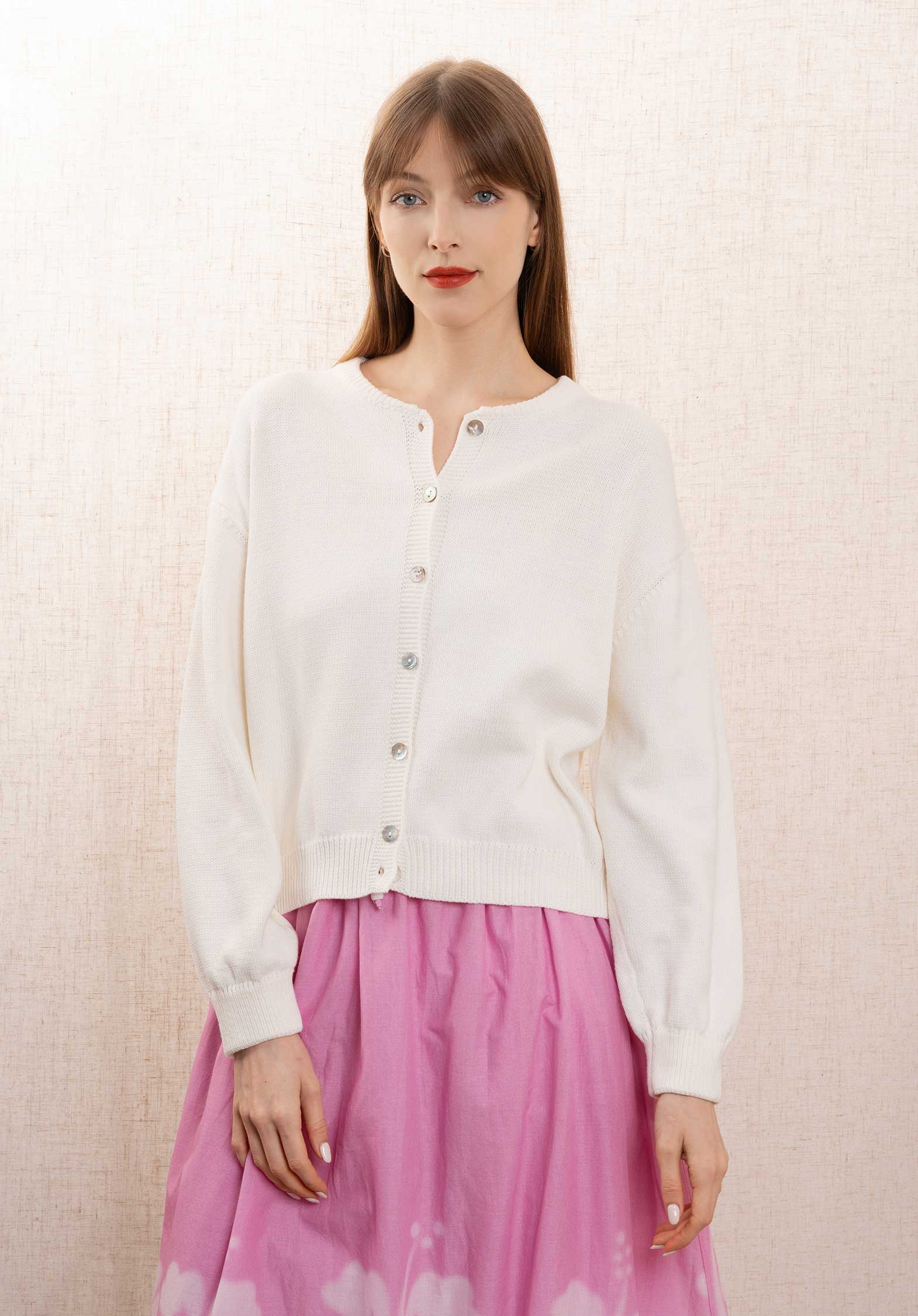 Cardigan 65001 Off-White | Color: OFF WHITE | Size: U Refurbished - N/A (I could not find a well-known brand with this name refurbished available on Cerqular