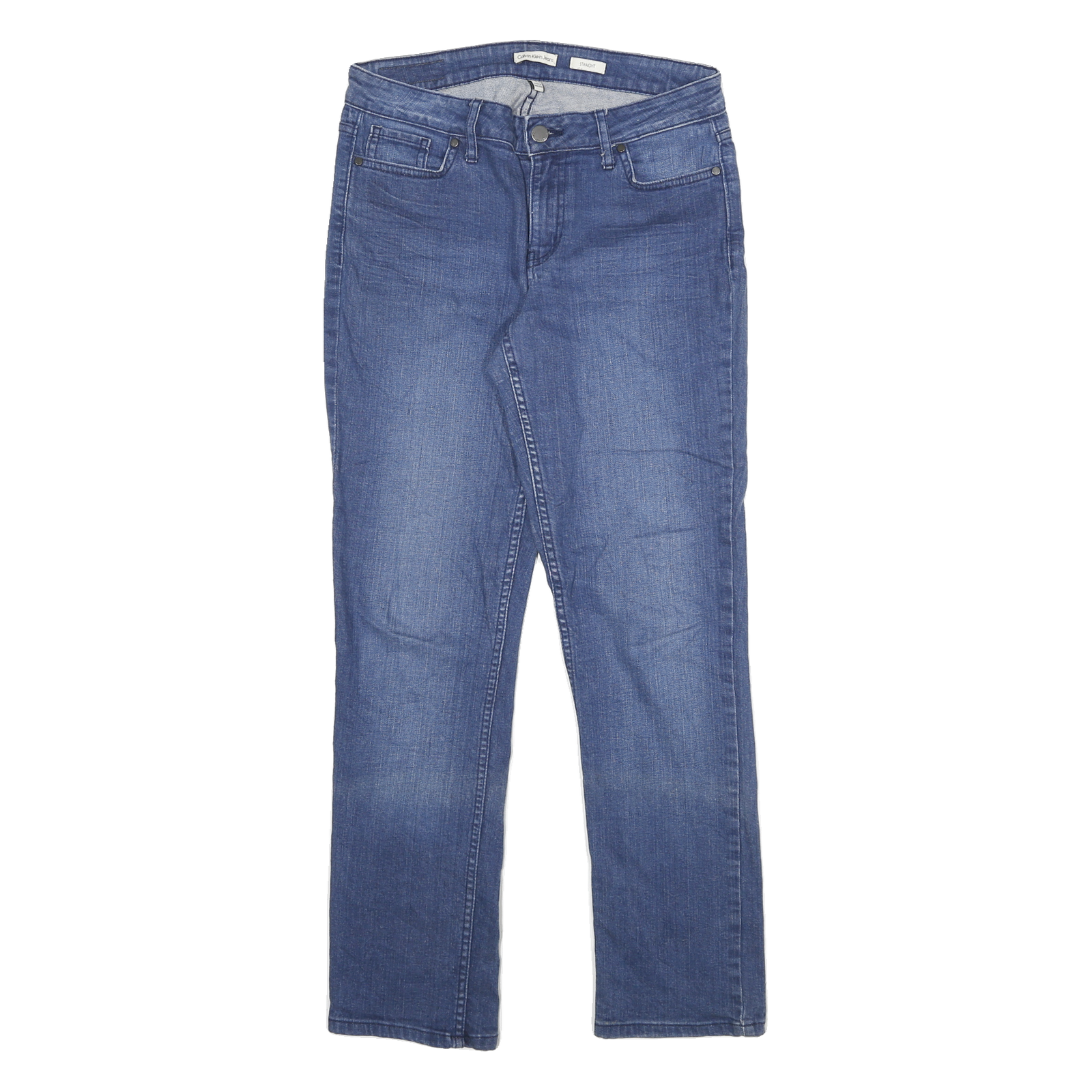 Buy CALVIN KLEIN JEANS Womens Blue Regular Straight Denim Medium W28 L28 Classic Fit Refurbished - $25.99 CALVIN KLEIN JEANS Womens Blue Regular Straight Denim Medium W28 L28 Classic Fit Refurbished - N/A refurbished available on Cerqular