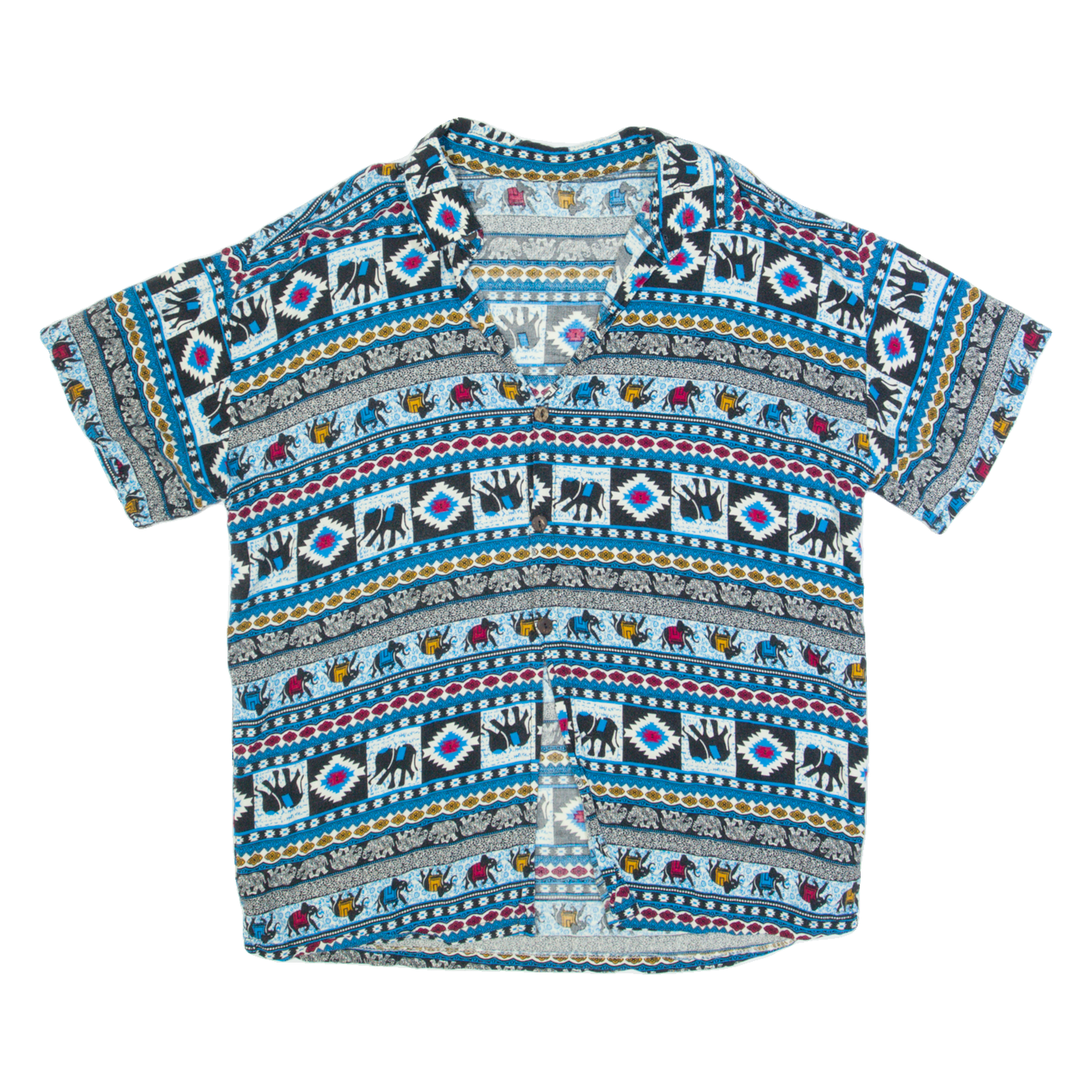 Mens Shirt Blue Fair Isle M Refurbished - N/A refurbished available on Cerqular