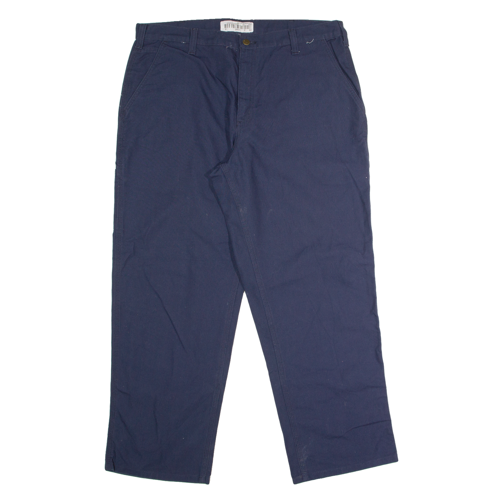 CARHARTT Dungaree Fit Carpenter Workwear Mens Canvas Trousers Blue Straight W38 L30 Refurbished - N/A refurbished available on Cerqular