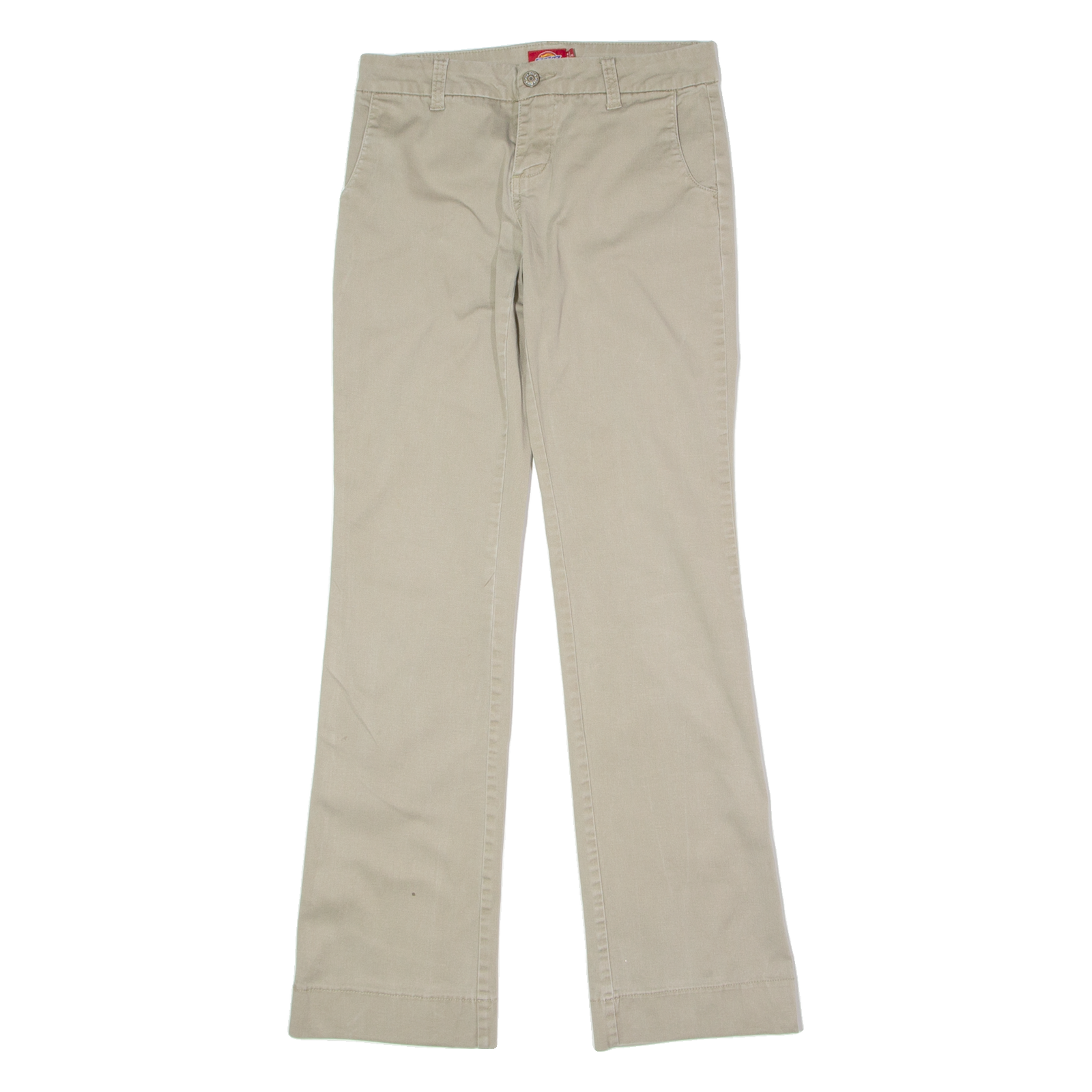 DICKIES Chino Womens Trousers Beige Regular Wide-Leg W28 L32 Refurbished - N/A refurbished available on Cerqular