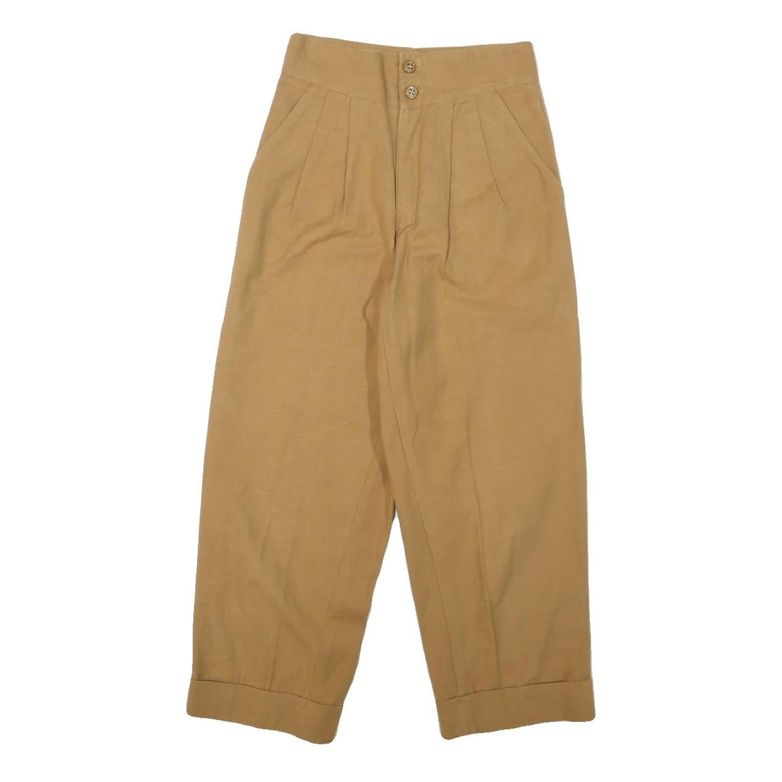 Buy PIZI Womens Cotton Blend Beige Relaxed Wide-Leg Trousers W24 L24 Casual Wear Refurbished - $20.79 PIZI Womens Cotton Blend Beige Relaxed Wide-Leg Trousers W24 L24 Casual Wear Refurbished - N/A refurbished available on Cerqular