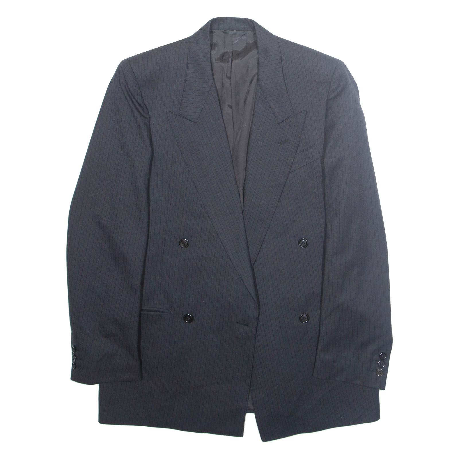 Mens Blazer Jacket Black Striped XL Refurbished - N/A refurbished available on Cerqular