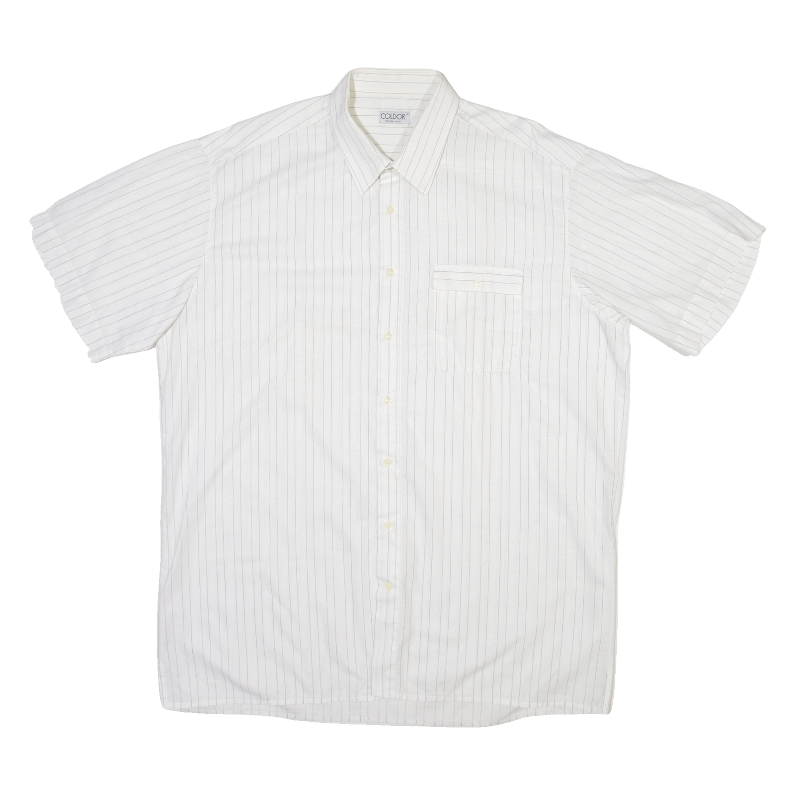 COLDOR Mens Shirt White Striped L Refurbished - N/A refurbished available on Cerqular