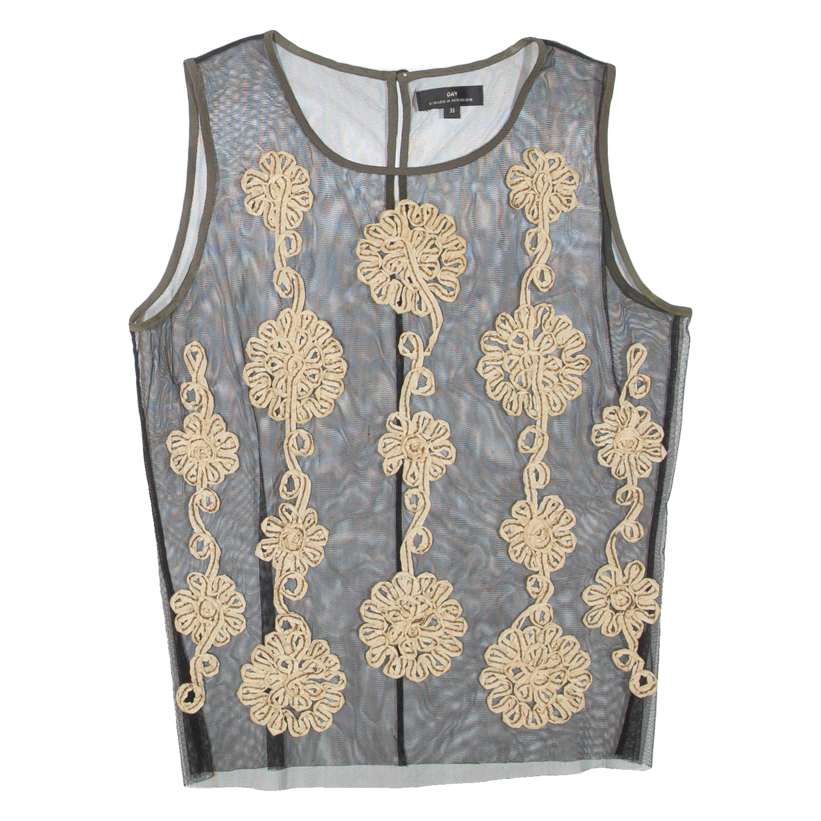 Buy DAY Sheer Womens Top Black Sleeveless M Refurbished - $16.89 DAY Sheer Womens Top Black Sleeveless M Refurbished - N/A refurbished available on Cerqular