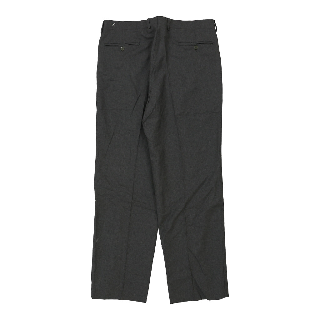 Unbranded Trousers - 34W 30L Grey Wool Blend Refurbished - Thrifted (note: this is a term often used to describe second- refurbished available on Cerqular