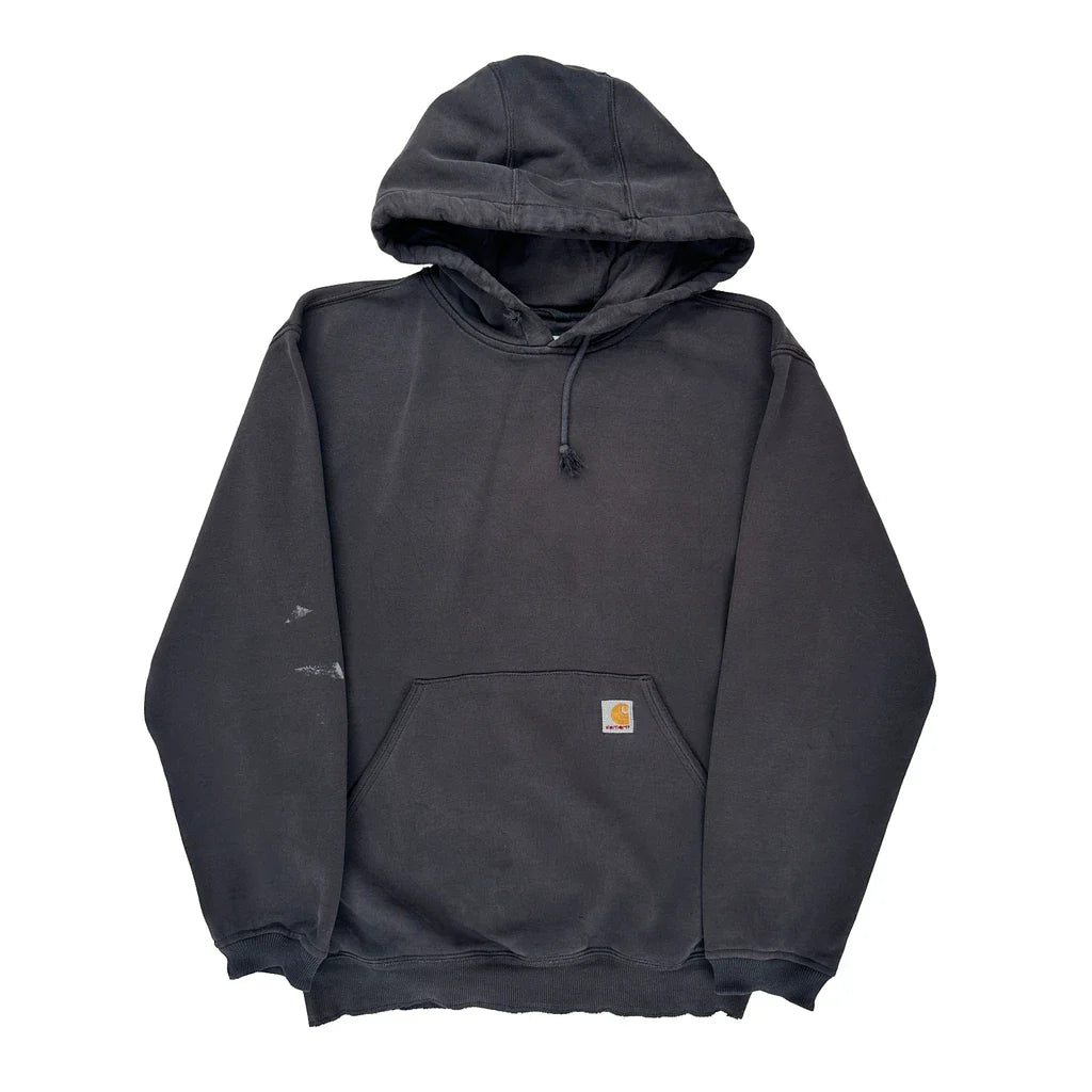 Buy Carhartt Hoodie - Medium Black Cotton Refurbished - $71.01 Carhartt Hoodie - Medium Black Cotton Refurbished - Thrifted (note: this is a term often used to describe second- refurbished available on Cerqular
