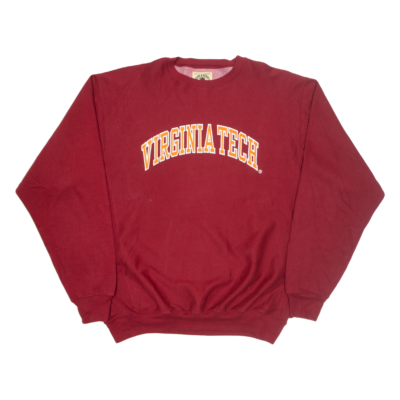 STEVE & BARRY'S Virginia Tech Mens Sweatshirt Red USA 2XL Refurbished - N/A refurbished available on Cerqular