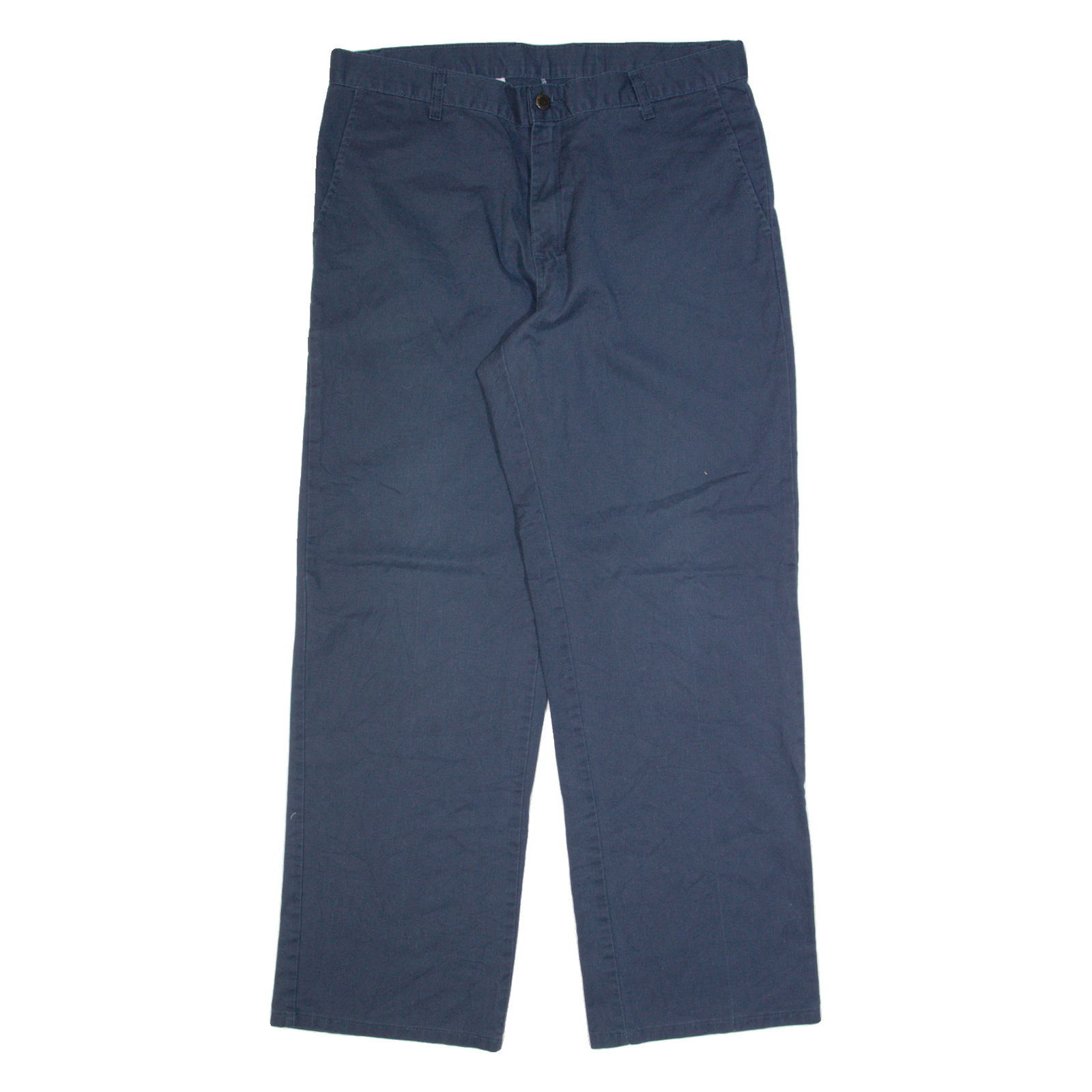 DICKIES Workwear Mens Trousers Blue Regular Straight W36 L30 Refurbished - N/A refurbished available on Cerqular