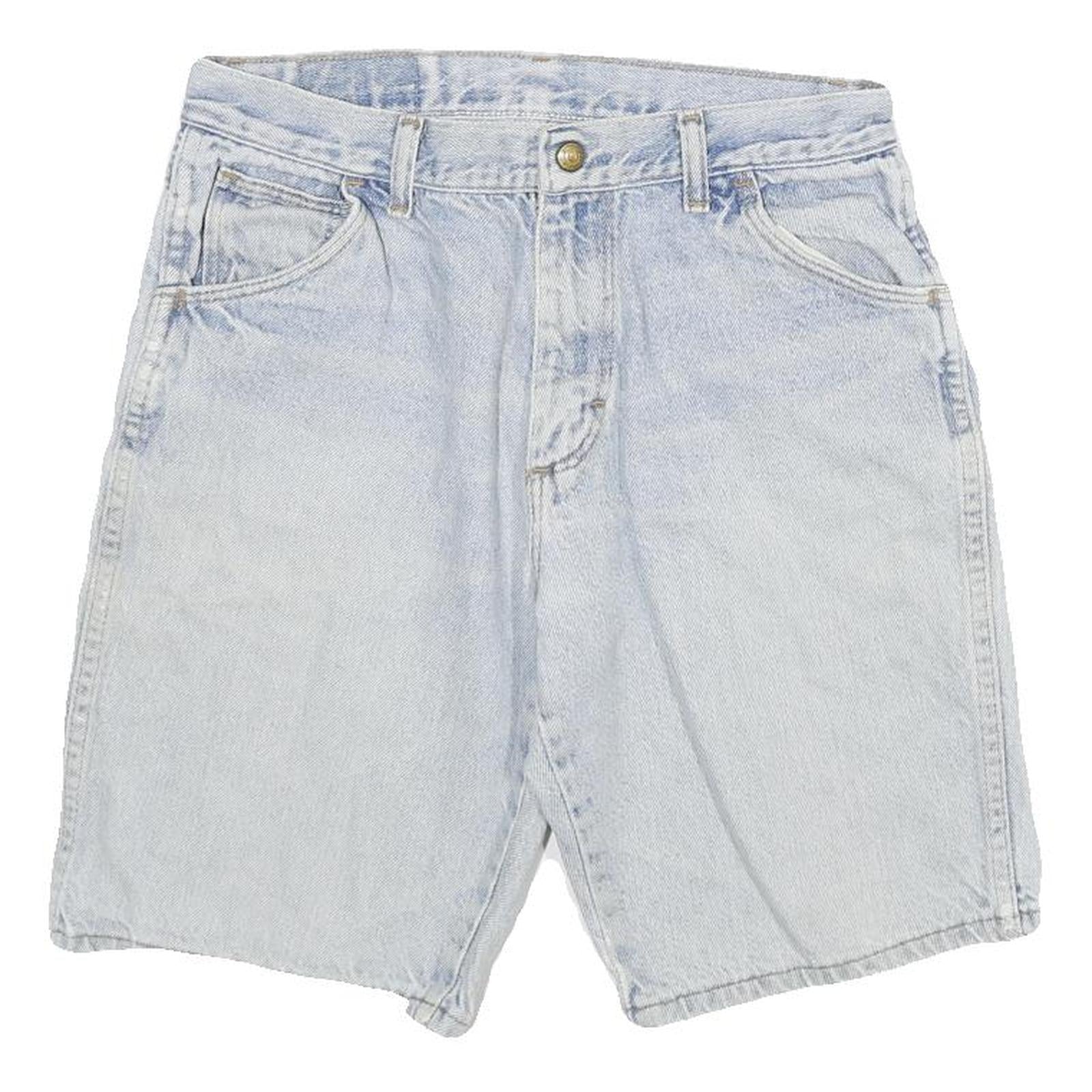 WRANGLER Mens Shorts Blue XS W26 Casual Denim Cotton Blend Relaxed Fit Pocket Refurbished - N/A refurbished available on Cerqular