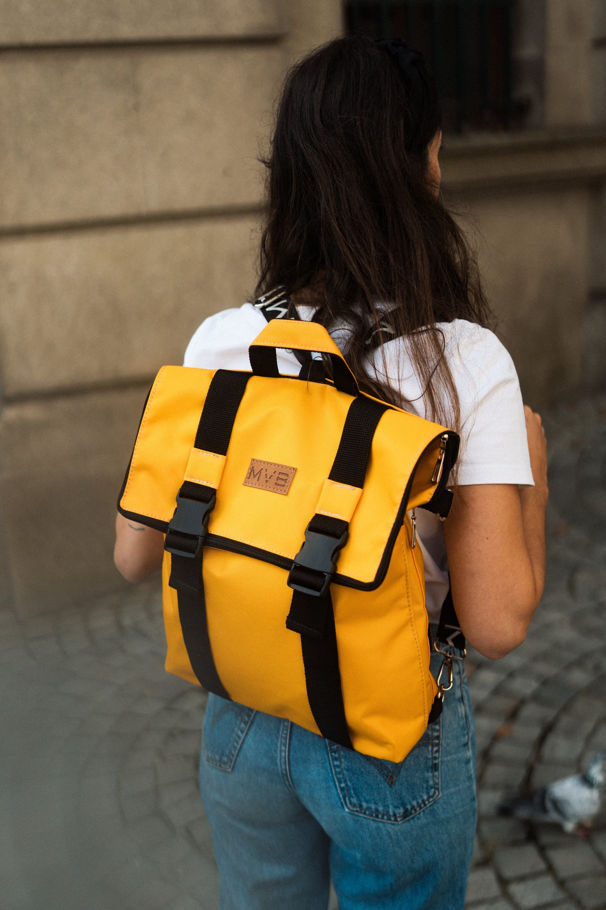 Flexy Backpack beige Refurbished - My Vegan Bags refurbished available on Cerqular