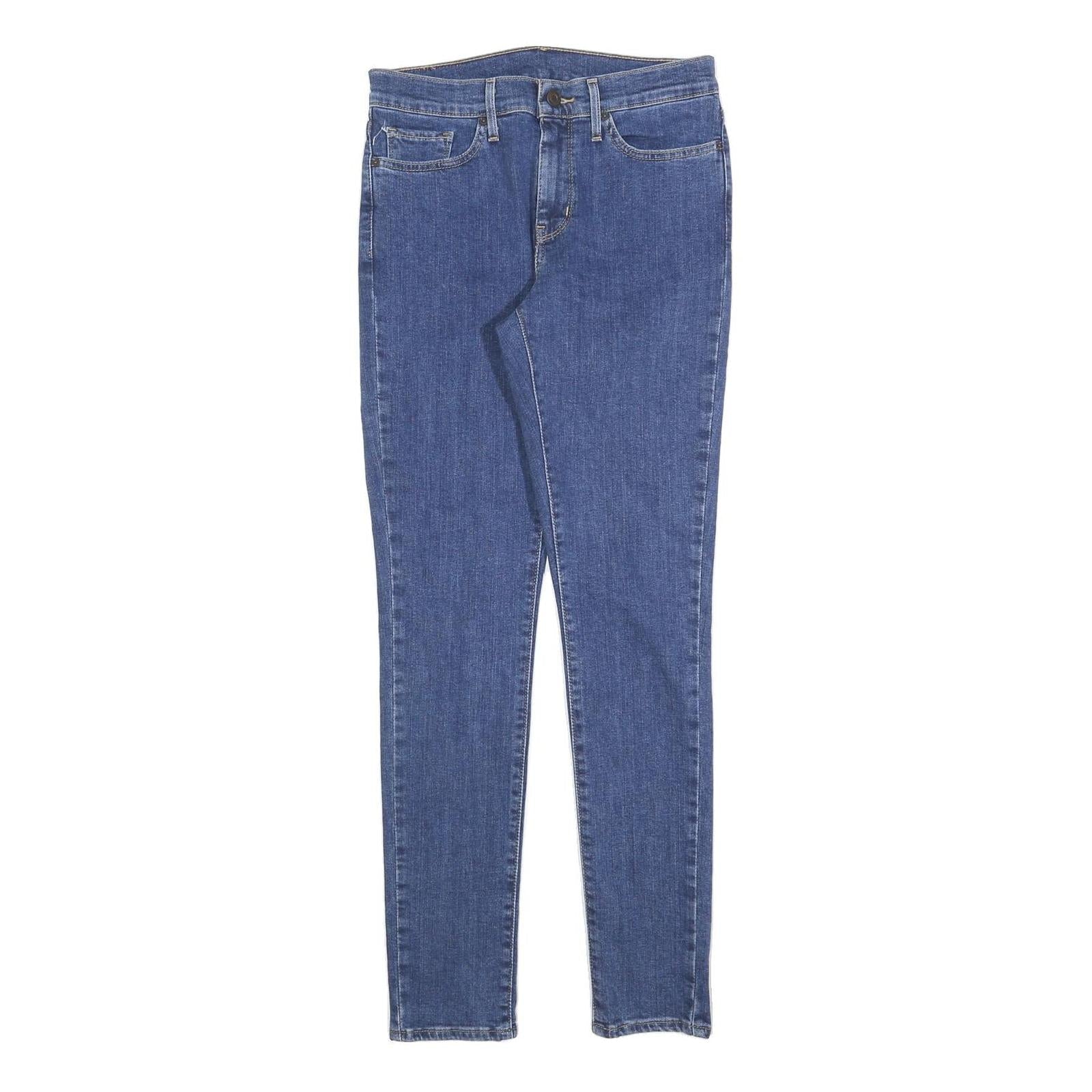 LEVI'S Womens Jeans Blue Slim Skinny Denim Medium W28 L30 Stretch Zip Fly Refurbished - N/A refurbished available on Cerqular