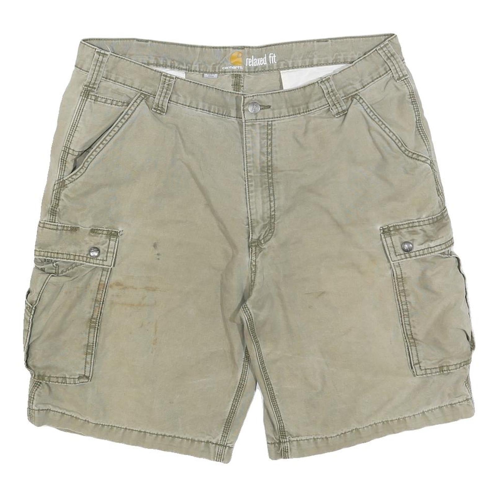 Buy CARHARTT Mens Shorts Beige Casual Cargo Relaxed Fit 2XL W40 Cotton Blend Refurbished - $29.89 CARHARTT Mens Shorts Beige Casual Cargo Relaxed Fit 2XL W40 Cotton Blend Refurbished - N/A refurbished available on Cerqular