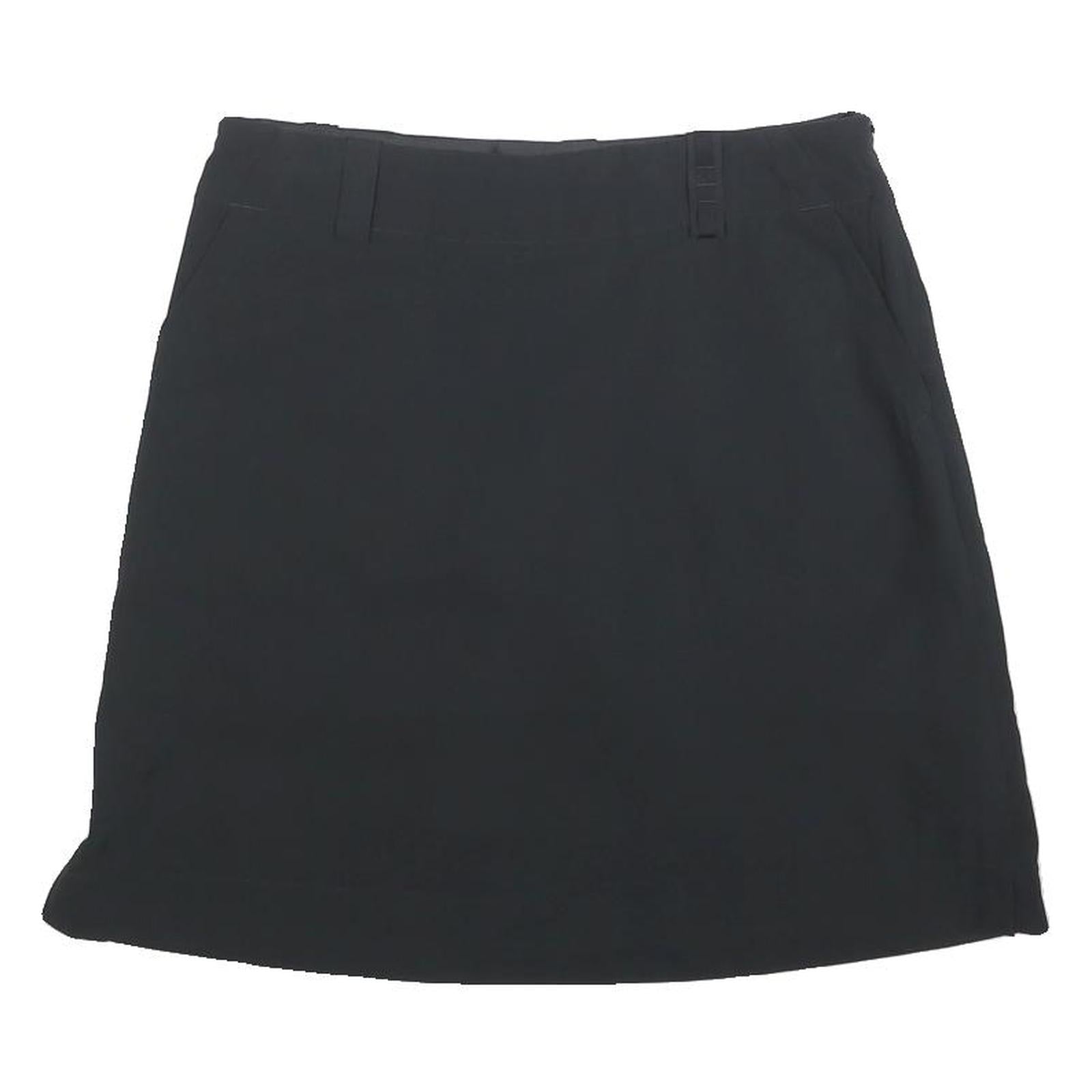 NIKE Womens Black Skort Knee Length Polyester Blend Plain UK 6 Elegant Casual Refurbished - N/A refurbished available on Cerqular