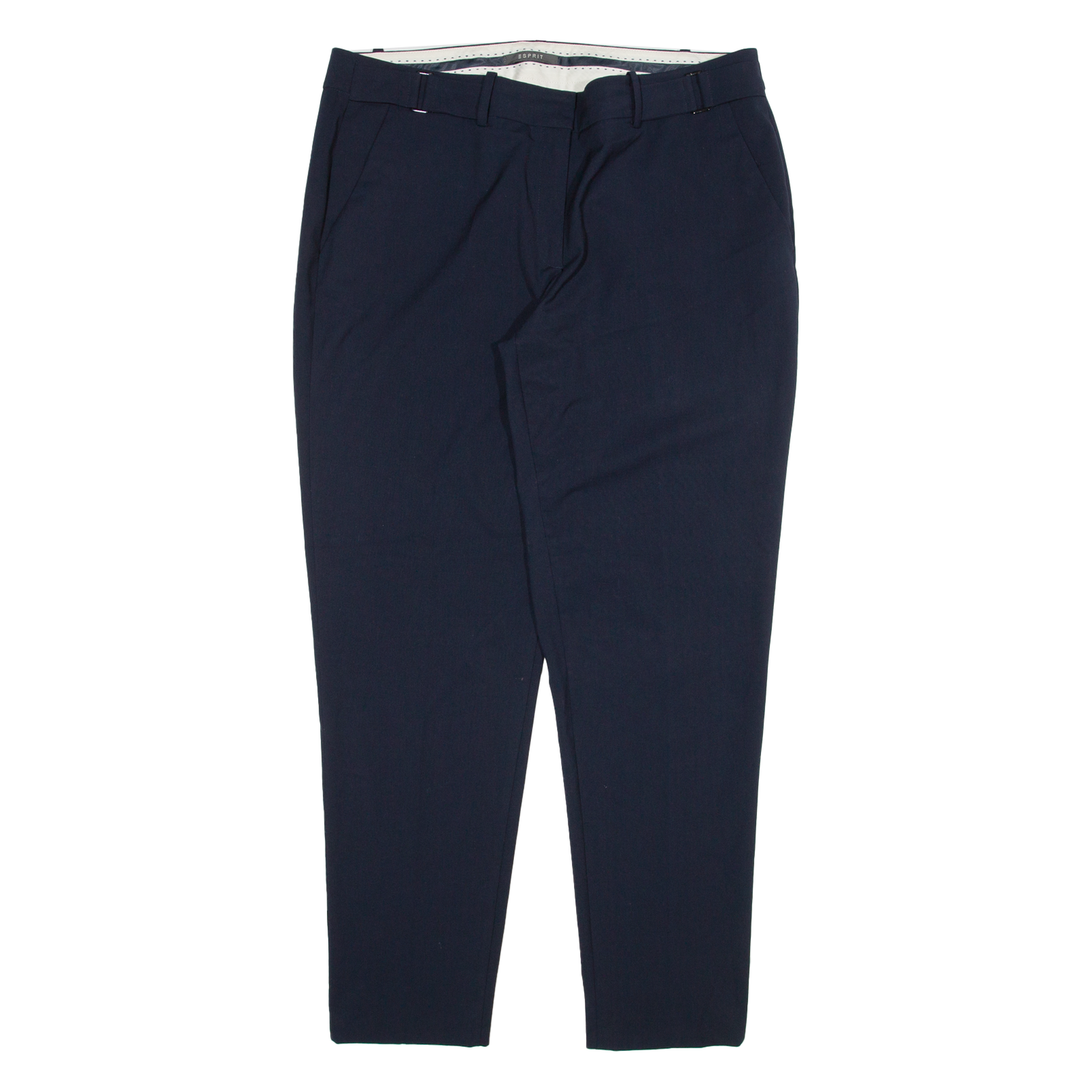 ESPRIT Womens Trousers Blue Relaxed Tapered W36 L29 Refurbished - N/A refurbished available on Cerqular