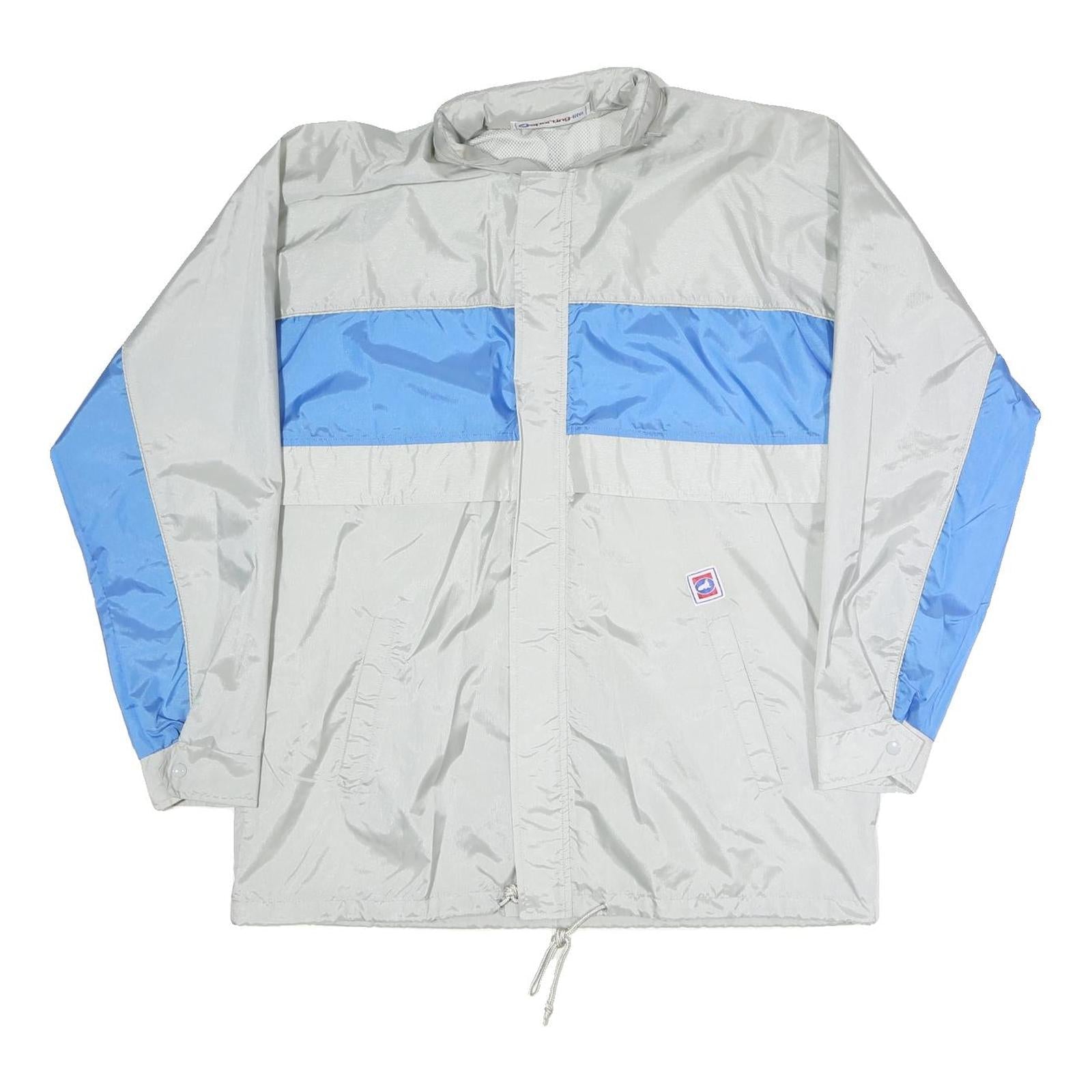Buy SPORTING LIFE Mens Grey & Blue Zip Jacket M Polyester Plain Lightweight Casual Refurbished - $37.69 SPORTING LIFE Mens Grey & Blue Zip Jacket M Polyester Plain Lightweight Casual Refurbished - N/A refurbished available on Cerqular