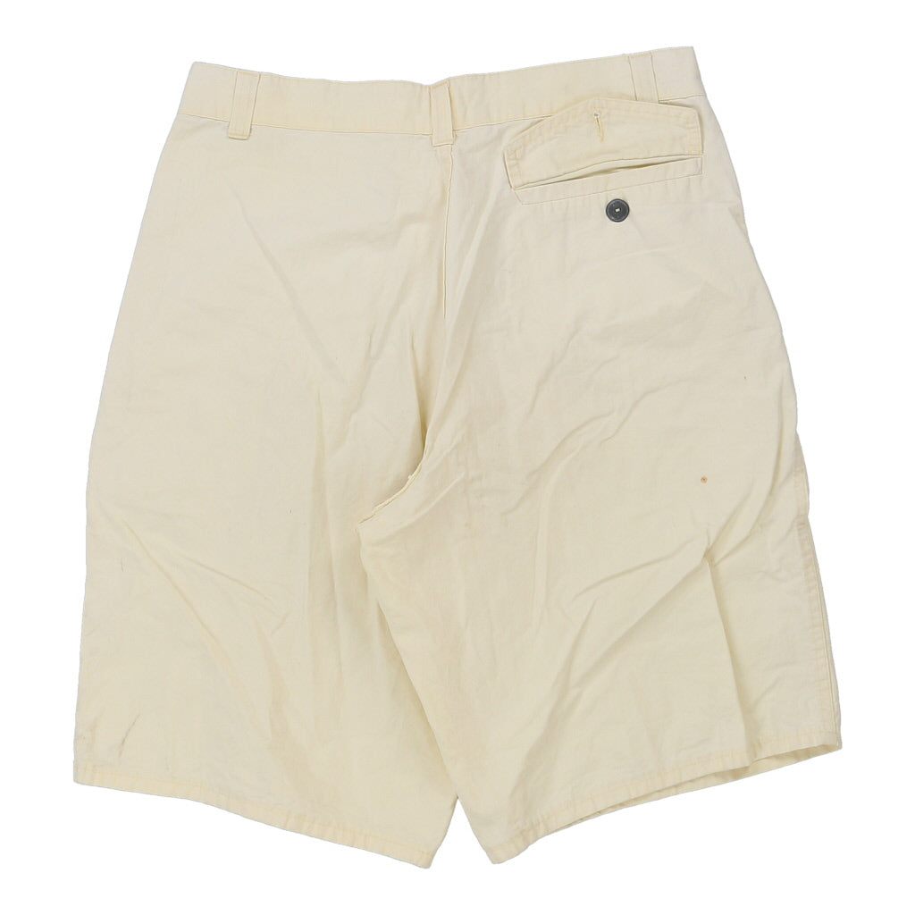 Vagabond Shorts - 32W 11L Beige Cotton Refurbished - Thrifted (note: this is a term often used to describe second- refurbished available on Cerqular
