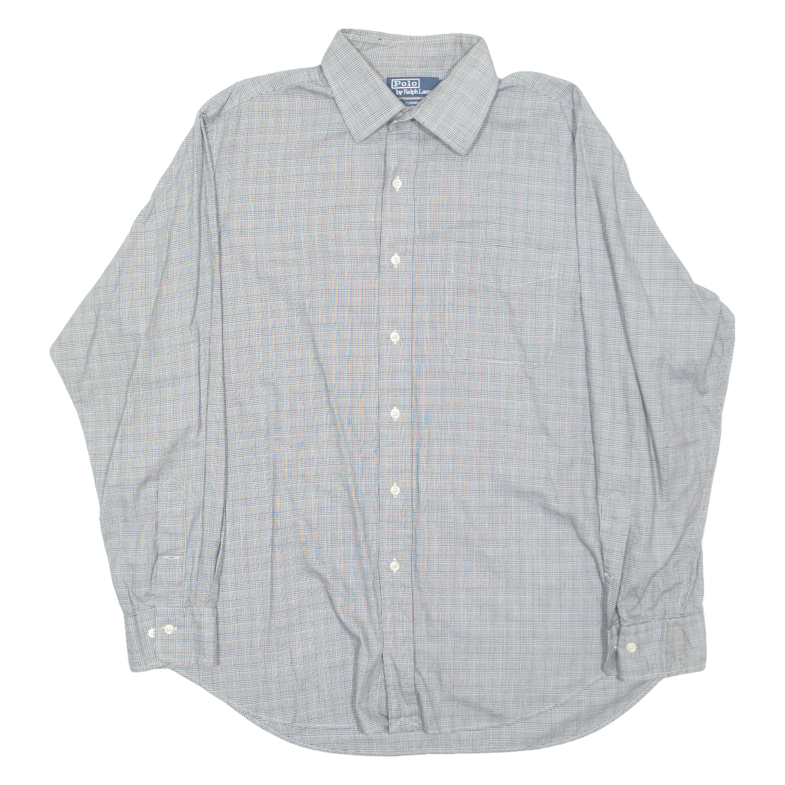 POLO RALPH LAUREN Mens Shirt Black Check Long Sleeve L Refurbished - N/A refurbished available on Cerqular