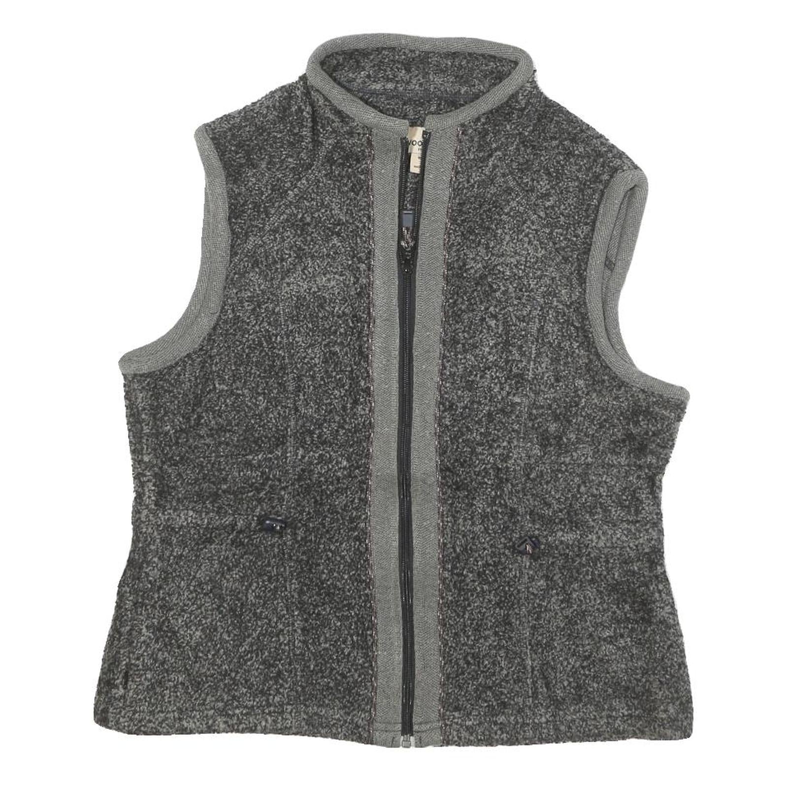 WOOLRICH Womens Grey Zip Jacket Size M Polyester Blend Warm Layering Refurbished - N/A refurbished available on Cerqular