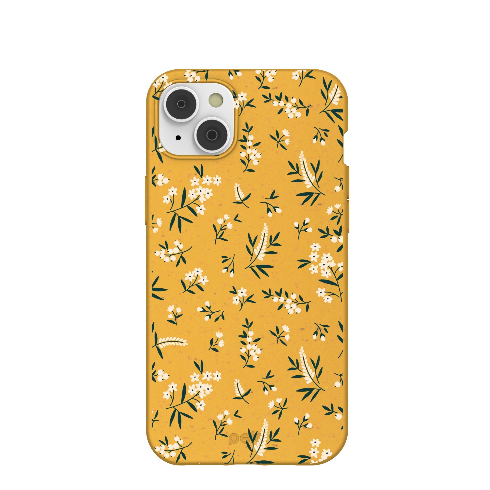 Honey White Posies iPhone 14 Plus Case Refurbished - Pela Case refurbished available on Cerqular