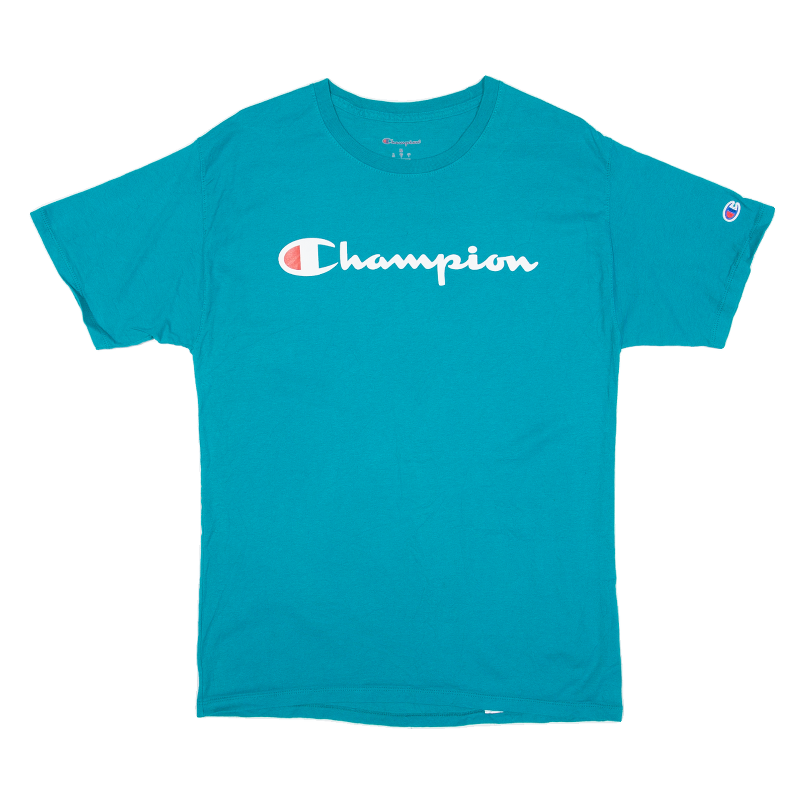 CHAMPION Mens T-Shirt Blue M Refurbished - N/A refurbished available on Cerqular