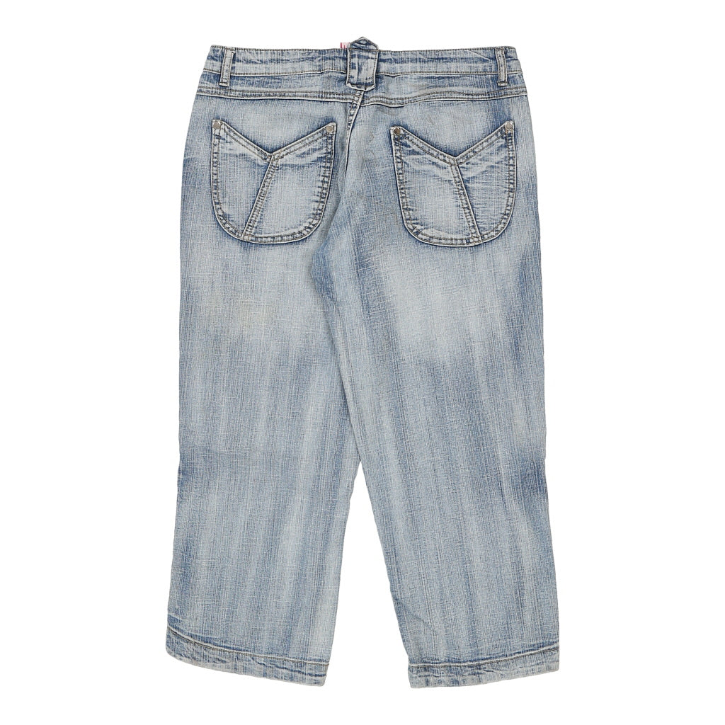 Buy Xfn Denim Shorts - Large Blue Cotton Refurbished - $16.87 Xfn Denim Shorts - Large Blue Cotton Refurbished - Thrifted (note: this is a term often used to describe second- refurbished available on Cerqular