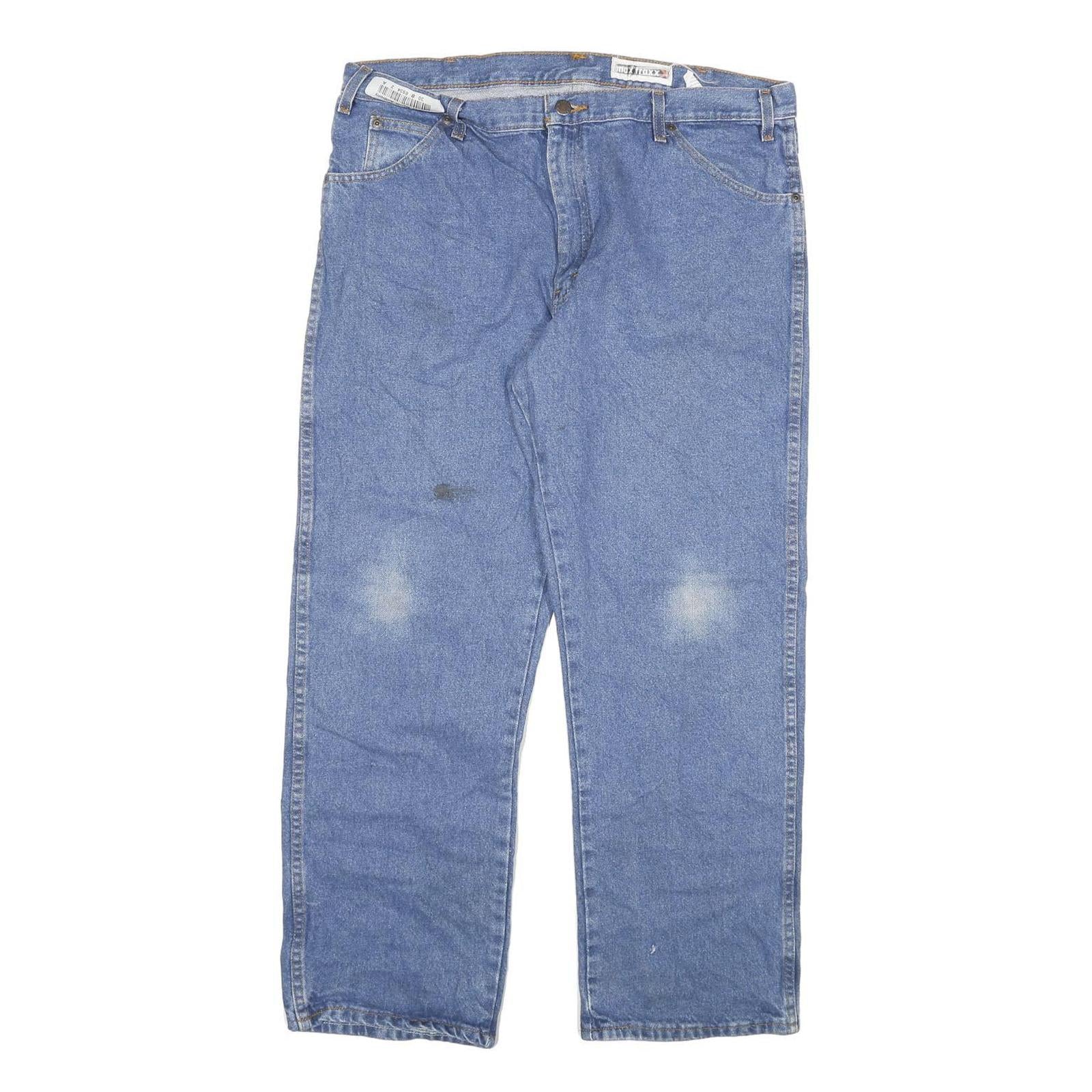 DICKIES Mens Regular Blue Denim Jeans W38 L30 Cotton Blend Zip Casual Workwear Refurbished - N/A refurbished available on Cerqular