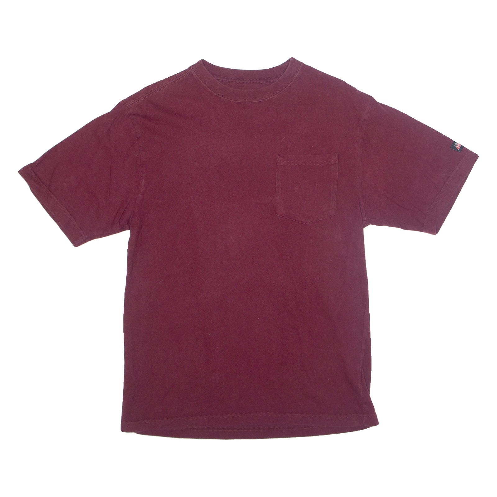 DICKIES Mens T-Shirt Maroon M Refurbished - N/A refurbished available on Cerqular