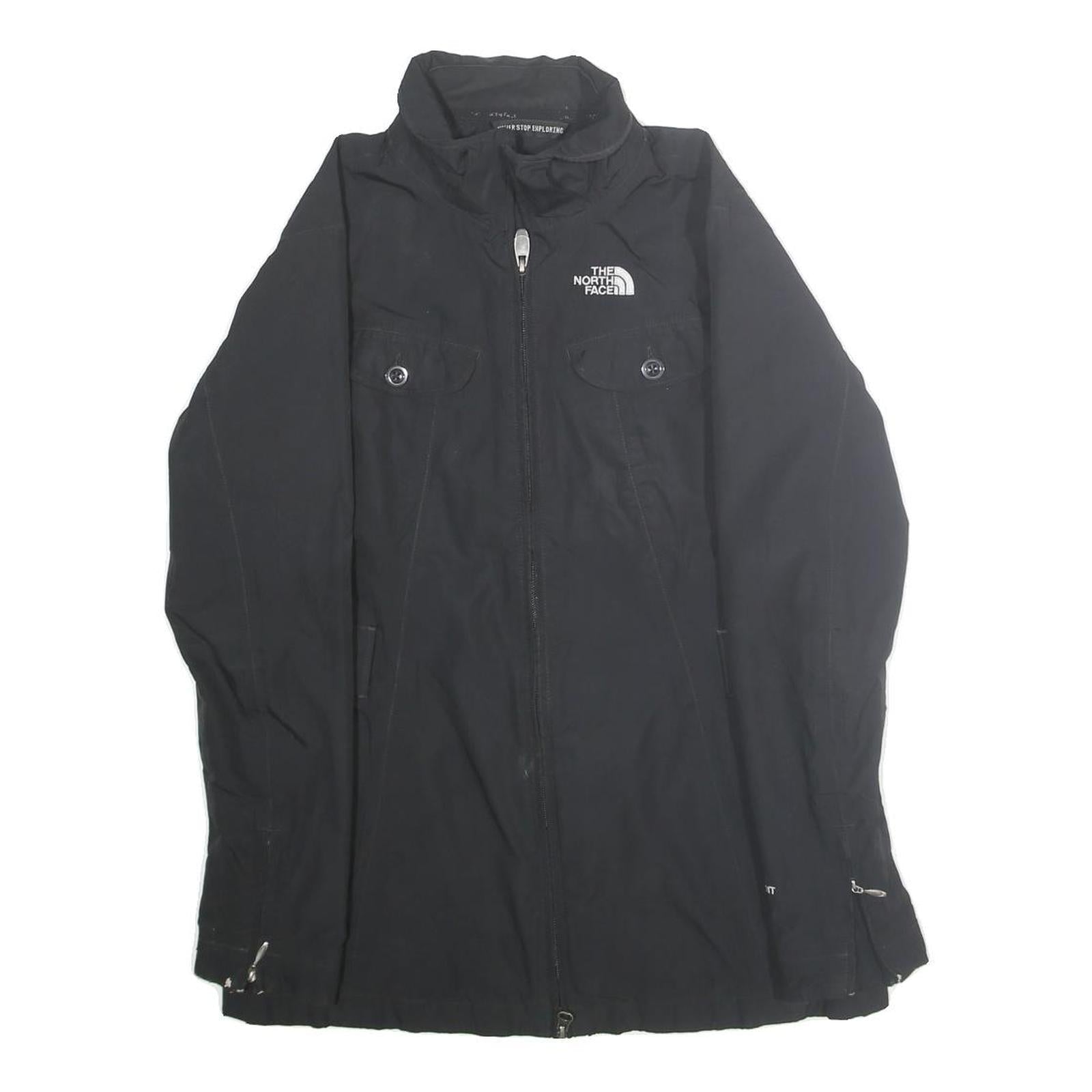 THE NORTH FACE Womens Black Outdoor Jacket M Polyester Blend Zip Refurbished - N/A refurbished available on Cerqular