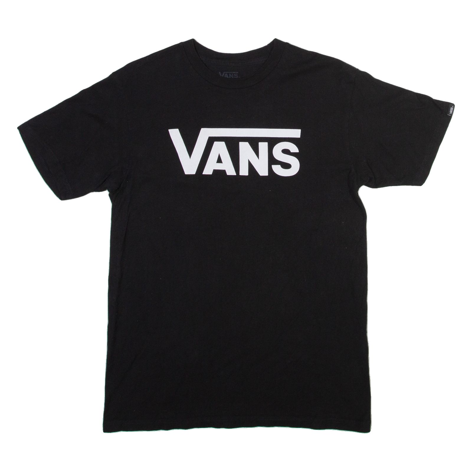 VANS Mens T-Shirt Black S Refurbished - N/A refurbished available on Cerqular