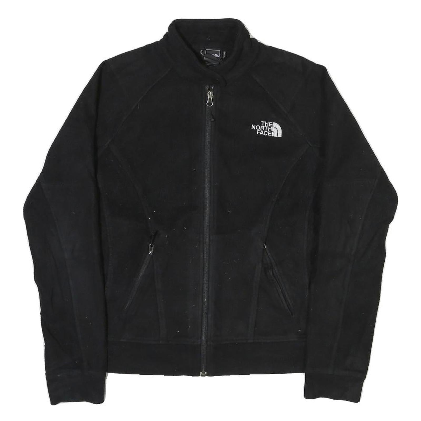 THE NORTH FACE Womens Black Fleece Jacket M Polyester Blend Zip Outdoor Casual Refurbished - N/A refurbished available on Cerqular