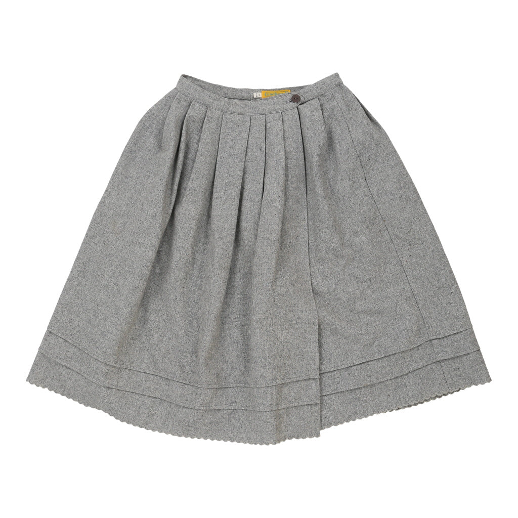 14 Years Cacharel Skirt - Small Grey Polyester Refurbished - Thrifted (note: this is a term often used to describe second- refurbished available on Cerqular