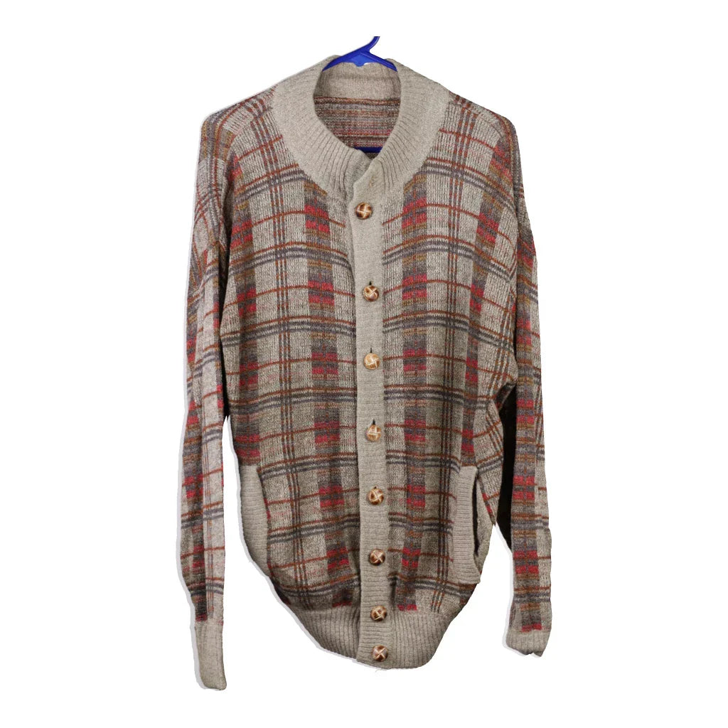 Unbranded Cardigan - XL Brown Wool Refurbished - Thrifted (note: this is a term often used to describe second- refurbished available on Cerqular