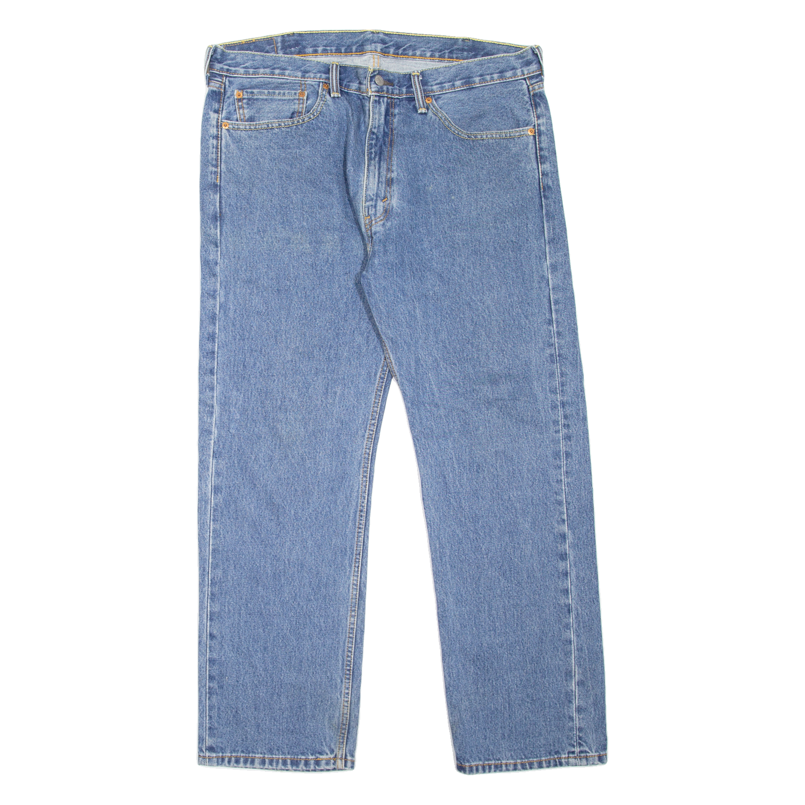 LEVI'S 505 Jeans Mens Blue Regular Straight W38 L30 Refurbished - N/A refurbished available on Cerqular